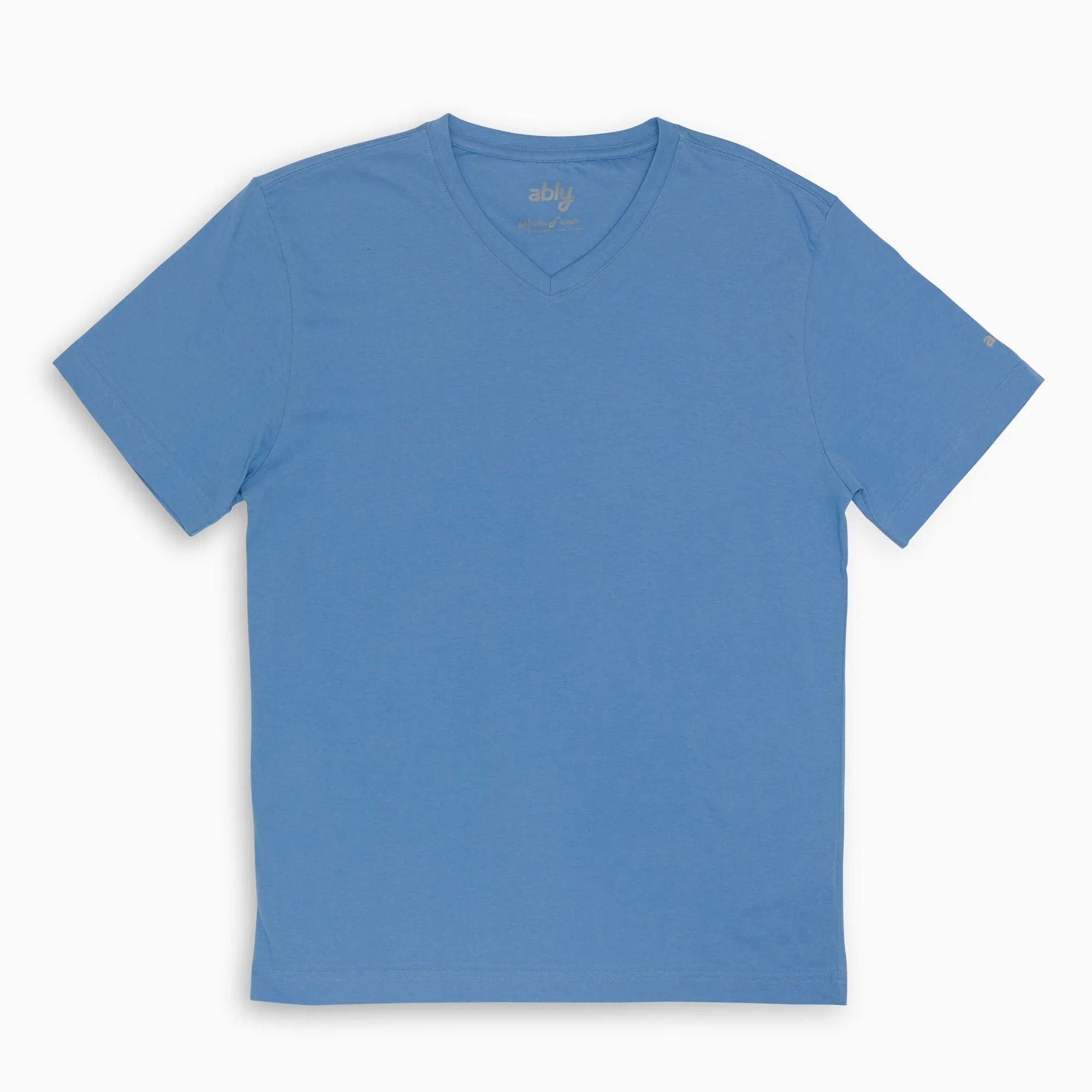 Jamison | Men's Anti-Stain V-neck Tee sold by Ably Apparel product image thumbnail 4