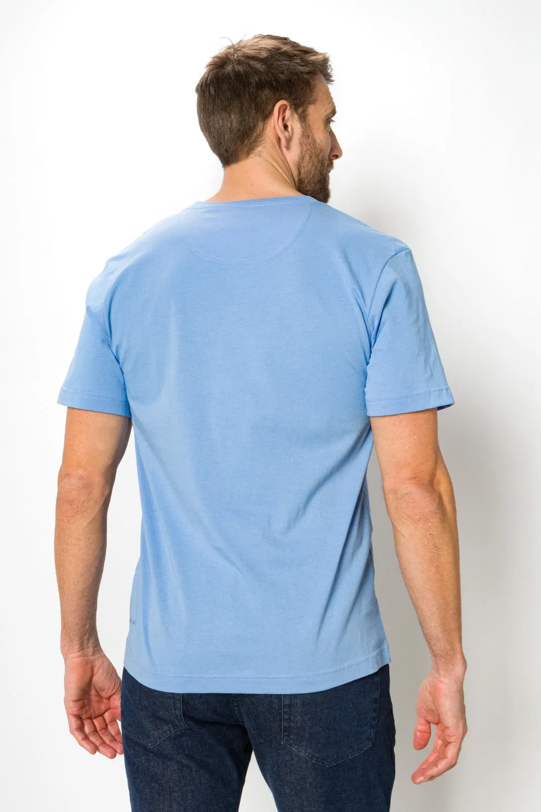 Jamison | Men's Anti-Stain V-neck Tee sold by Ably Apparel product image thumbnail 3