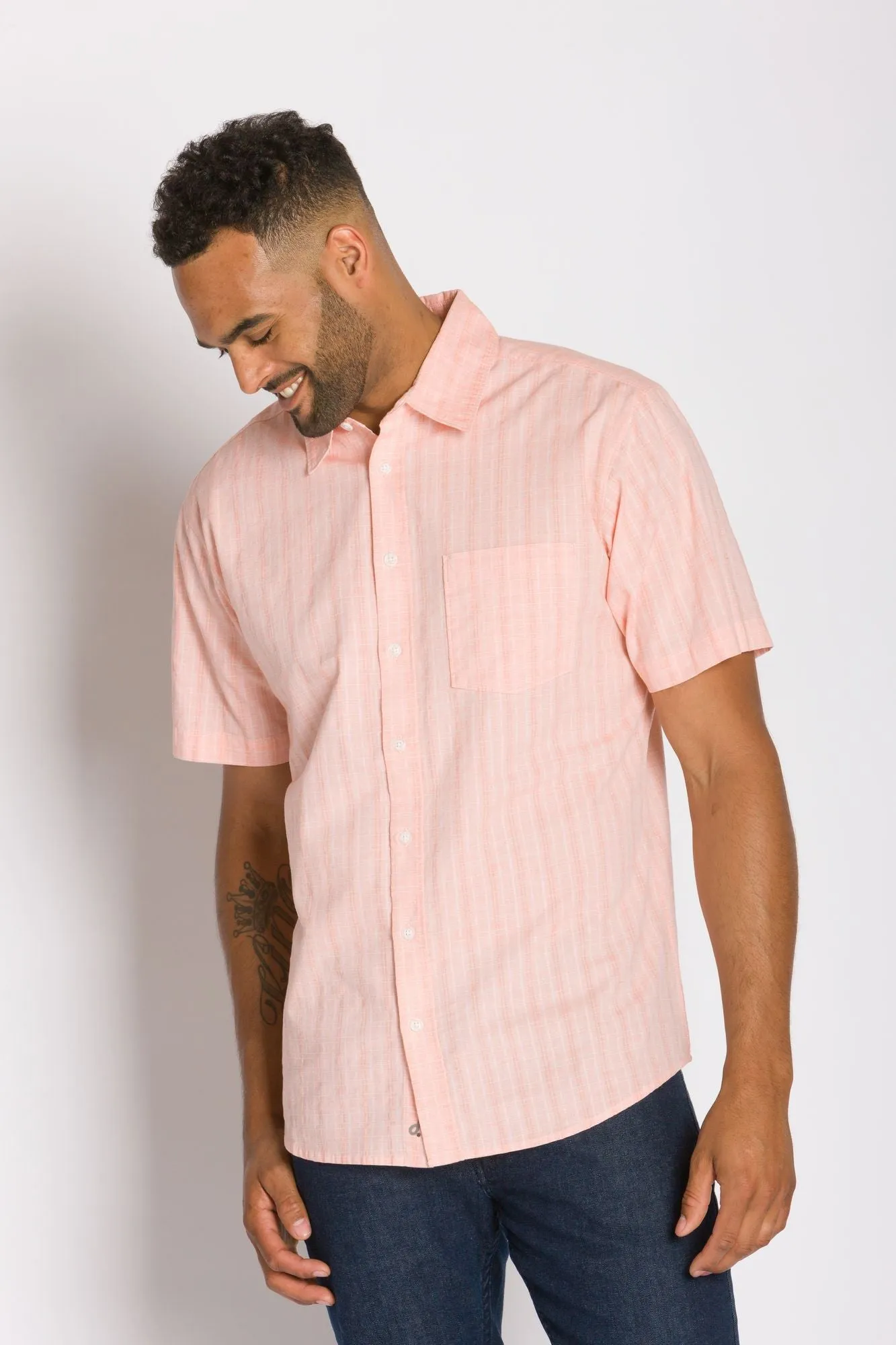 Jesse | Men's Short Sleeve Button-Up Shirt sold by Ably Apparel product image thumbnail 5
