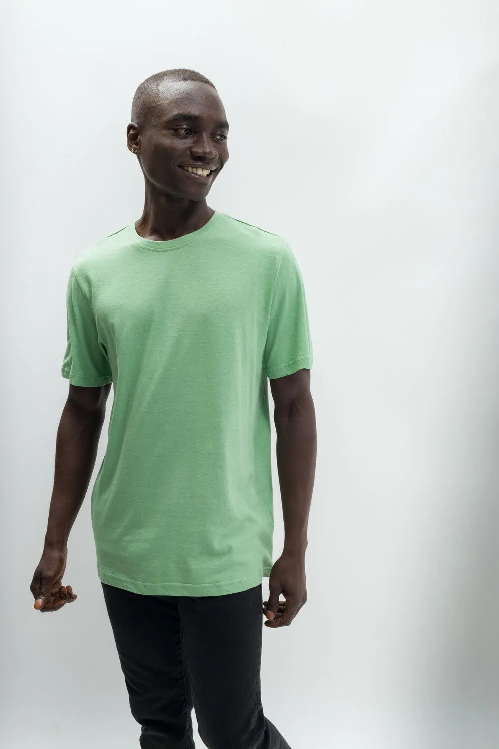 Noah | Men's Anti-Stain Linen Cotton Blend Crew Neck T-Shirt sold by Ably Apparel product image thumbnail 5