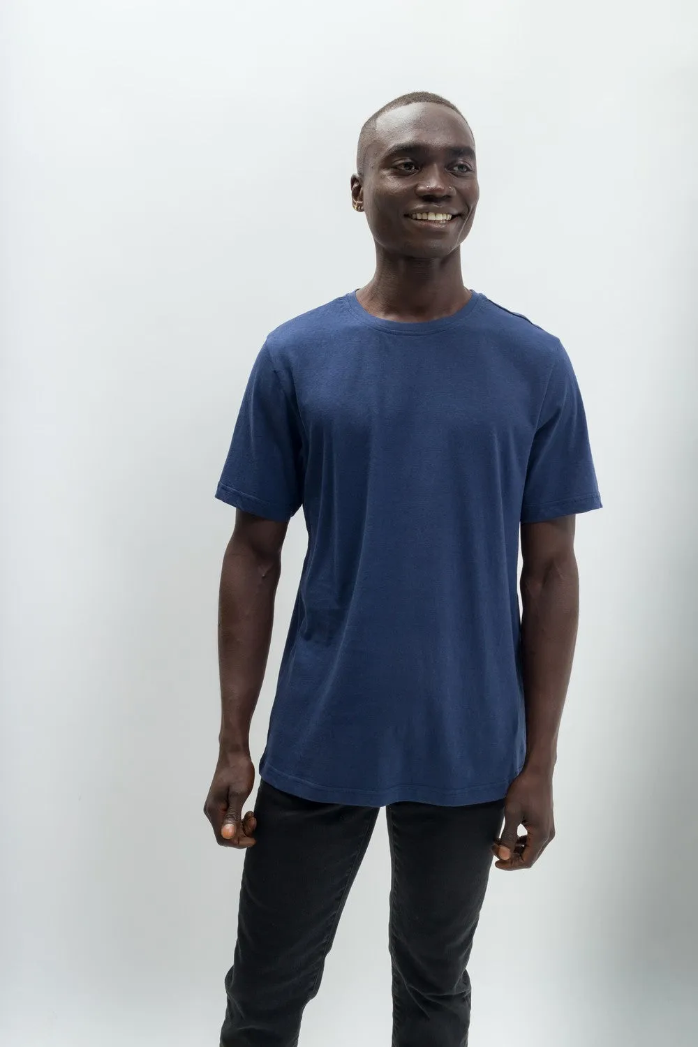 Noah | Men's Anti-Stain Linen Cotton Blend Crew Neck T-Shirt sold by Ably Apparel