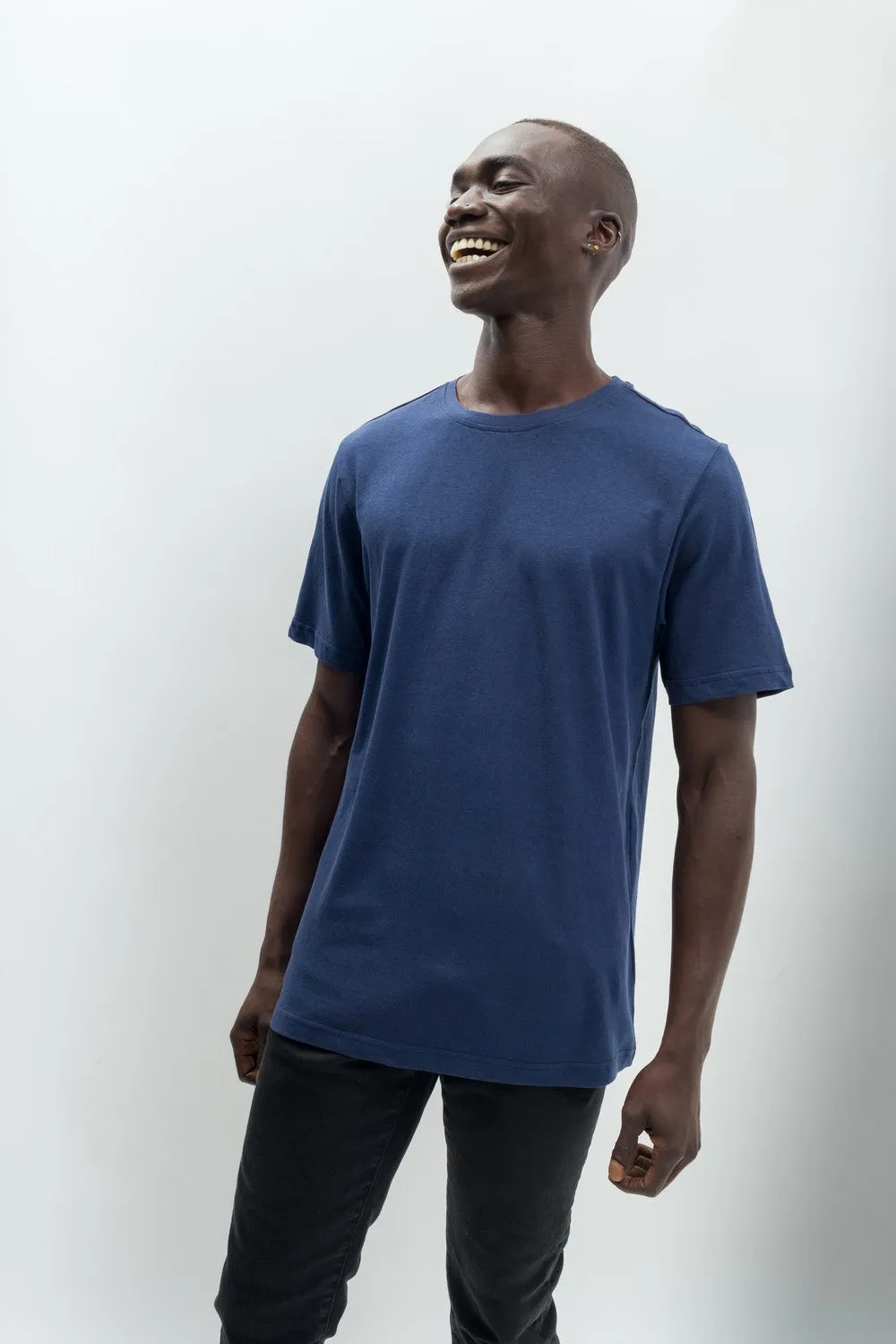 Noah | Men's Anti-Stain Linen Cotton Blend Crew Neck T-Shirt sold by Ably Apparel product image thumbnail 4
