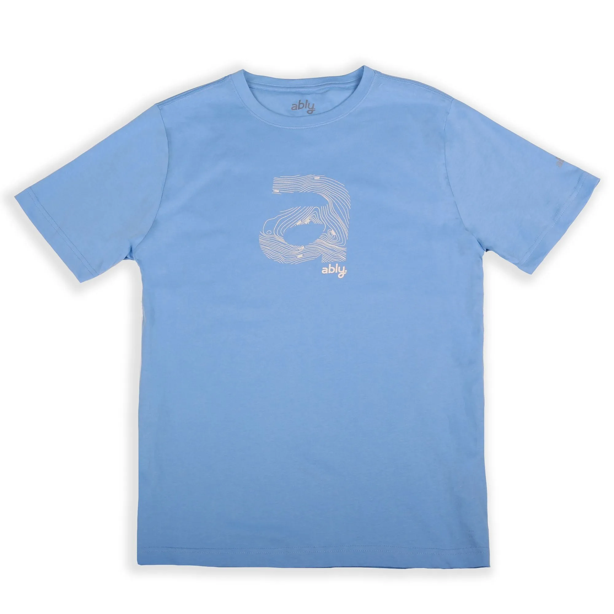 Topographical A | Men's Imprinted T-Shirt sold by Ably Apparel product image thumbnail 4