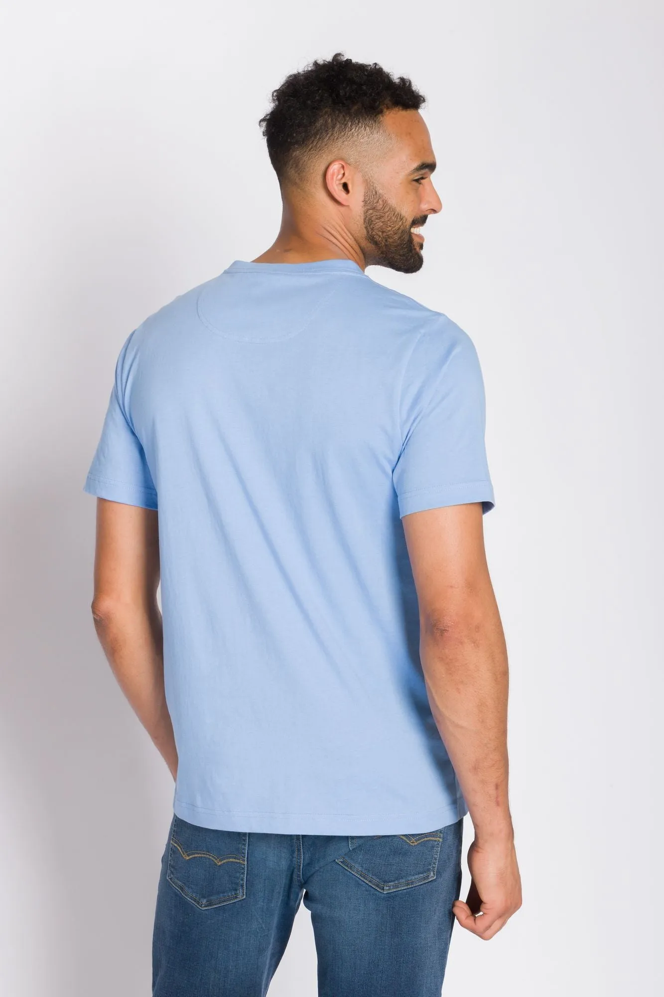 Topographical A | Men's Imprinted T-Shirt sold by Ably Apparel product image thumbnail 3