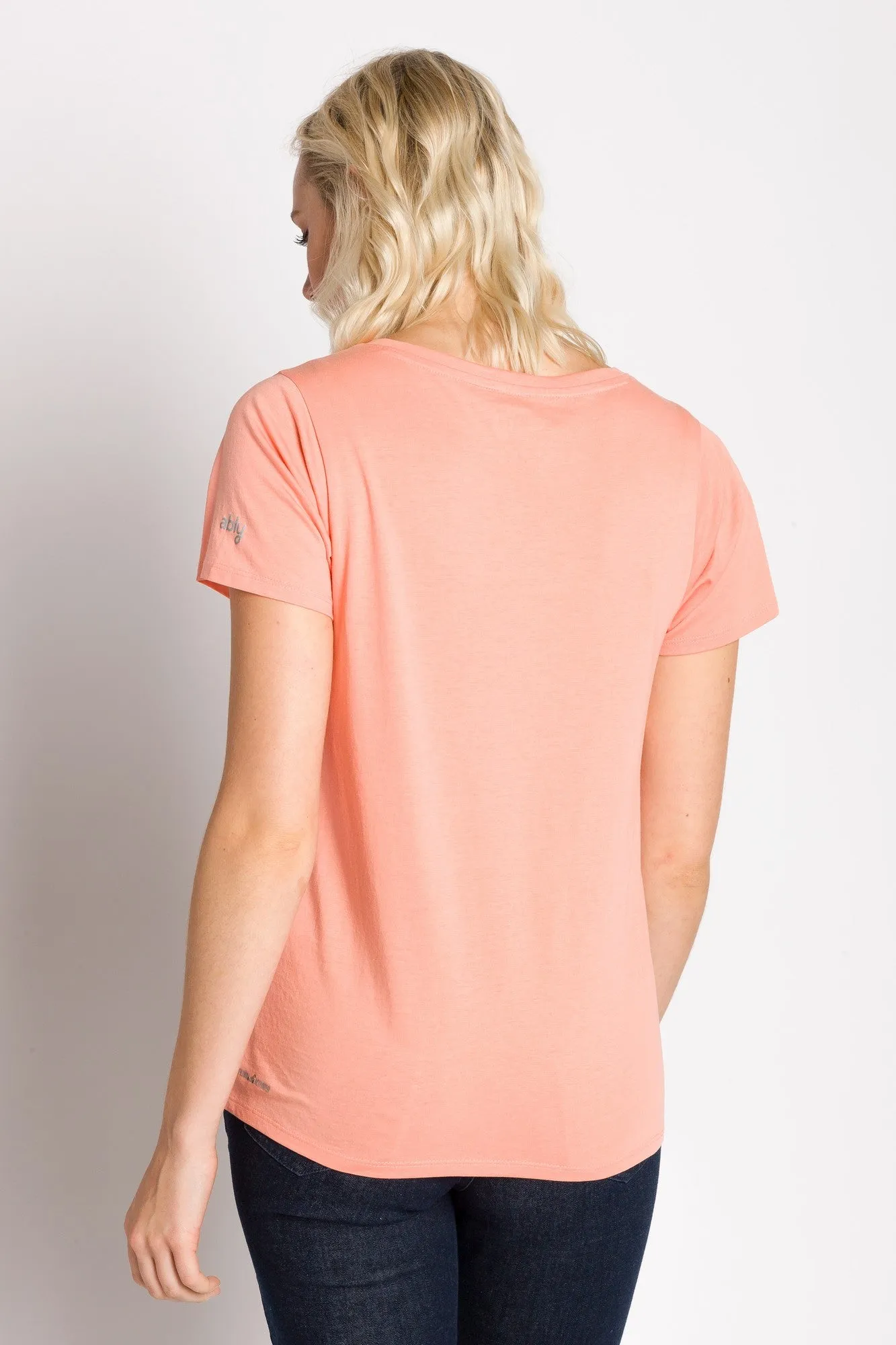 Vanessa | Women's Anti-Stain Deep V-neck sold by Ably Apparel product image thumbnail 5