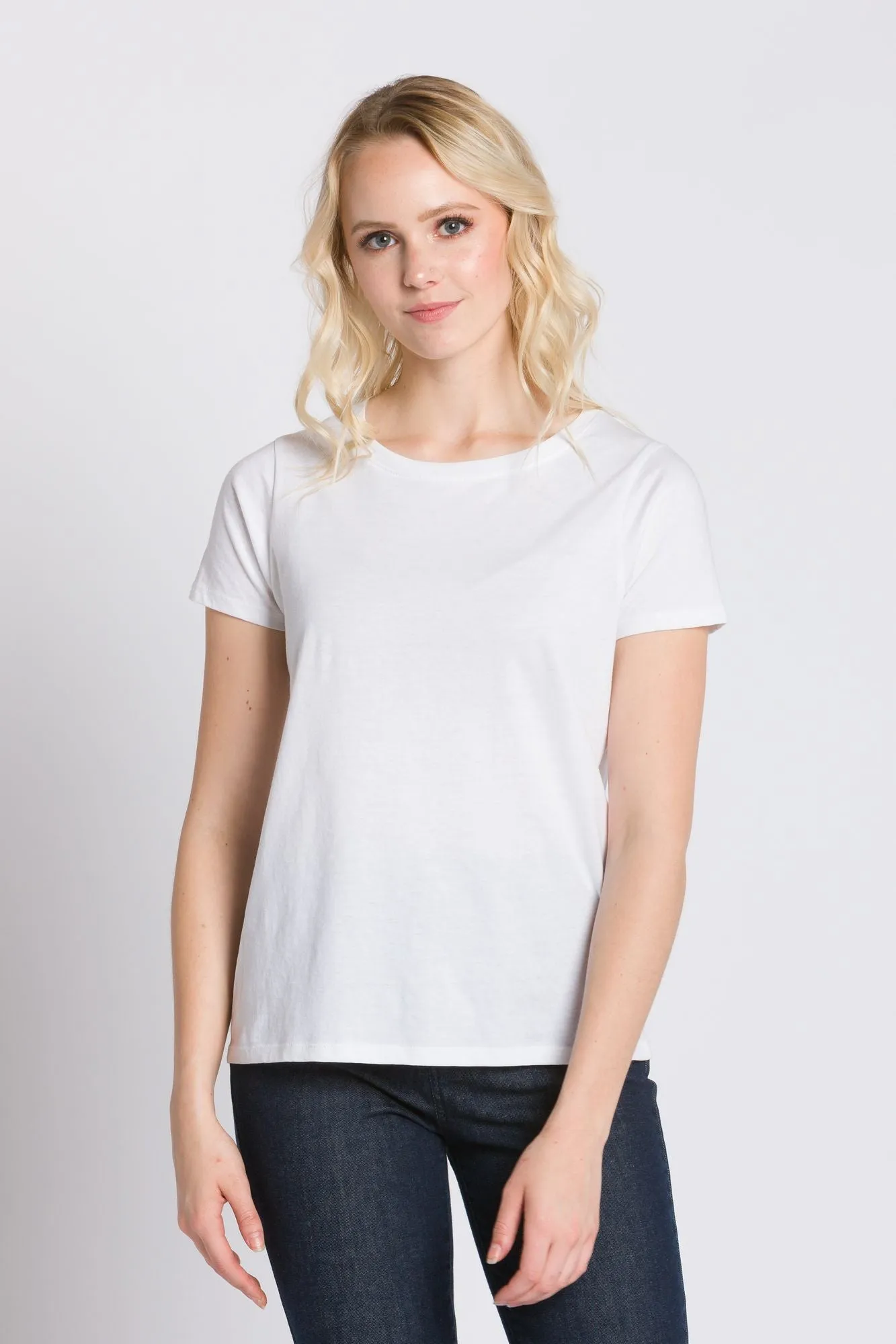 Daffodil | Women's Anti-Stain Pocket-less Tee sold by Ably Apparel