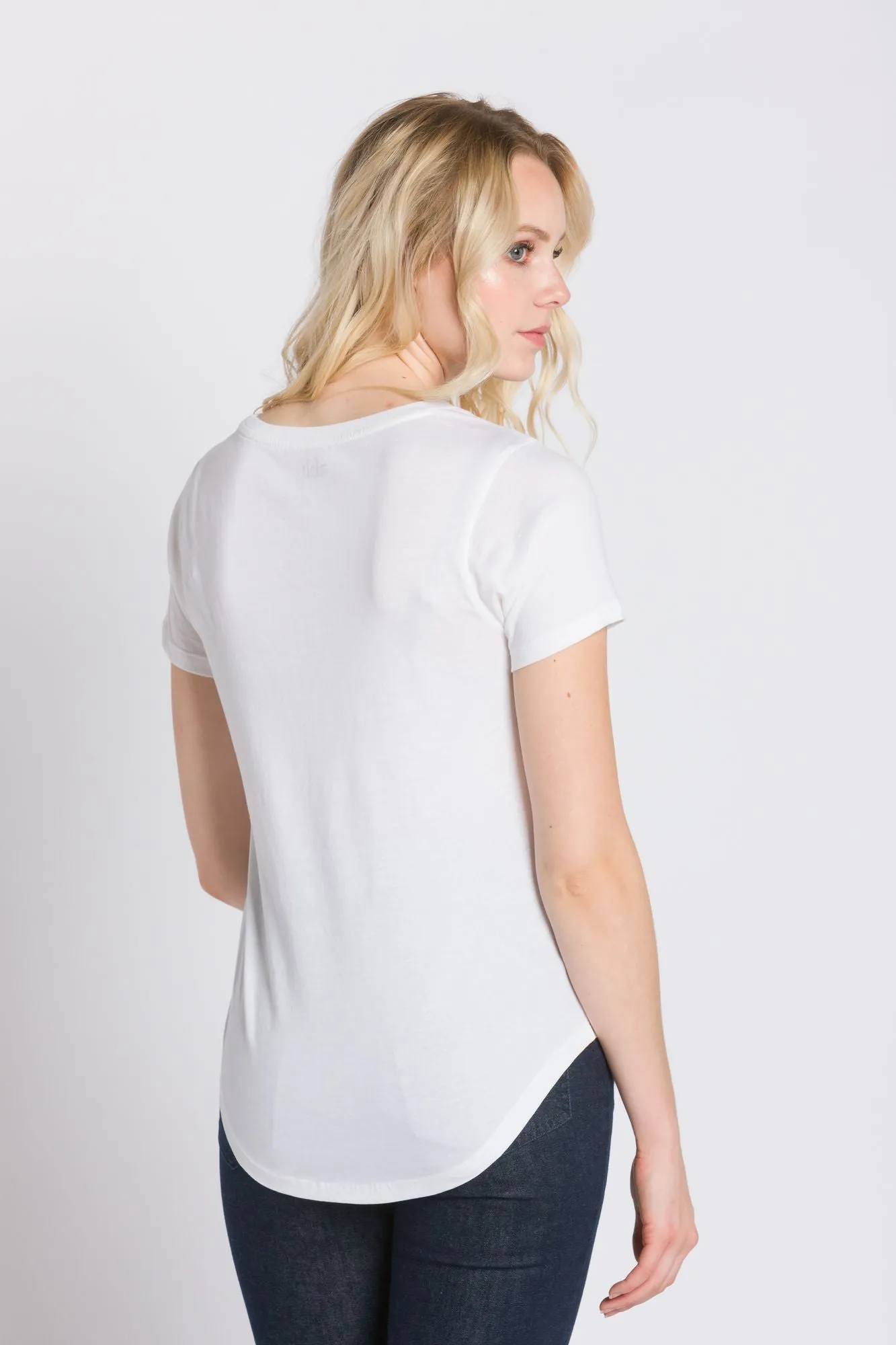 Polly | Women's Anti-Stain Dropped Neckline Tee sold by Ably Apparel product image thumbnail 5
