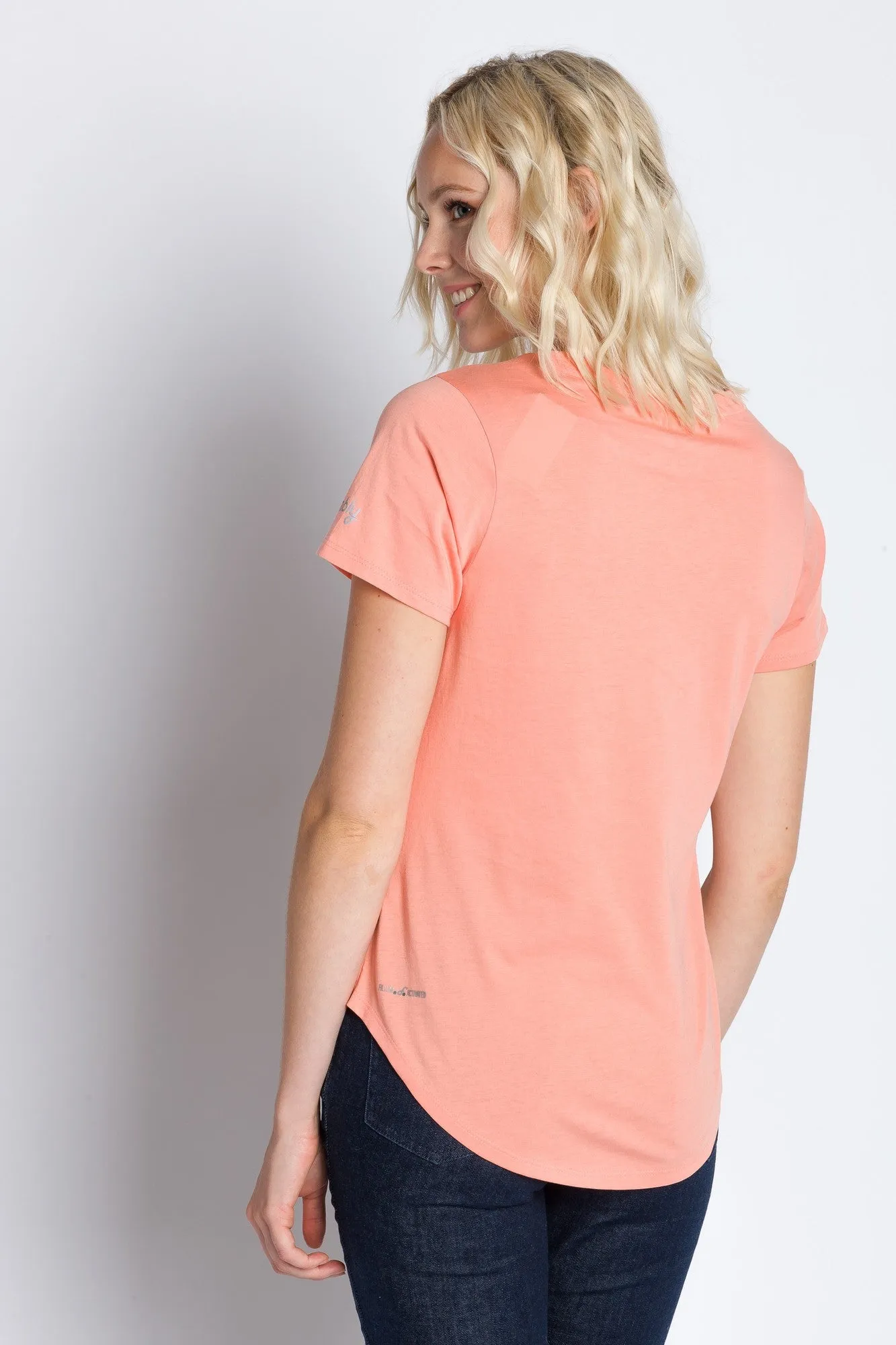 Polly | Women's Anti-Stain Dropped Neckline Tee sold by Ably Apparel product image thumbnail 2