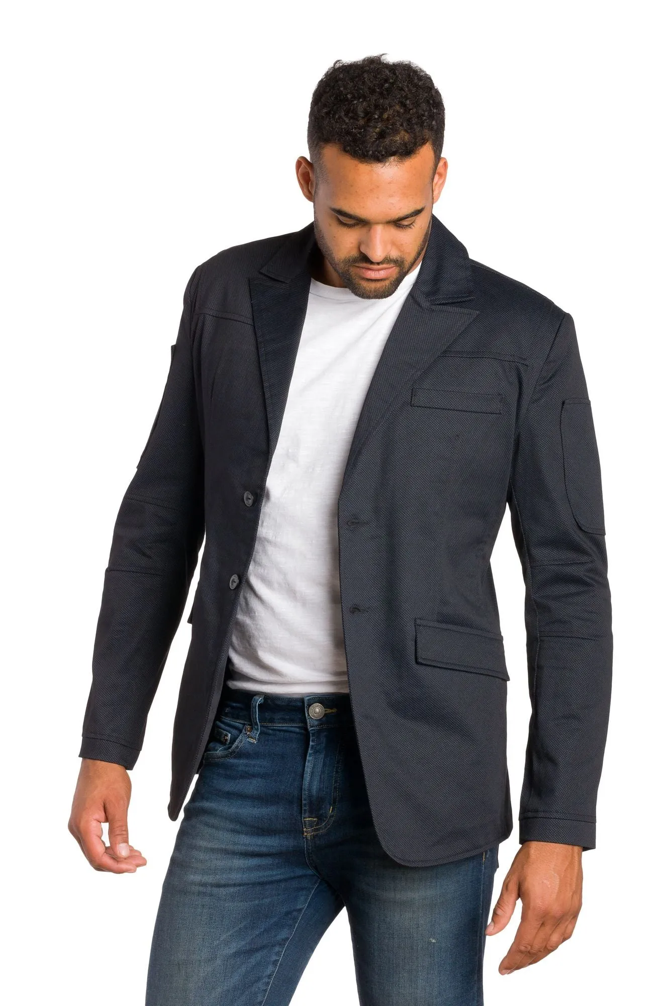 Aspen | Men's Unlined Cotton Blazer sold by Ably Apparel