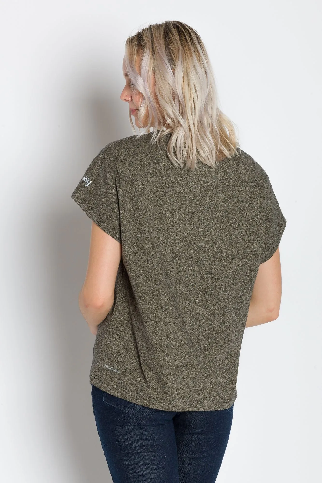 Marigold | Women's V-Neck Grindle Jersey Top sold by Ably Apparel product image thumbnail 3