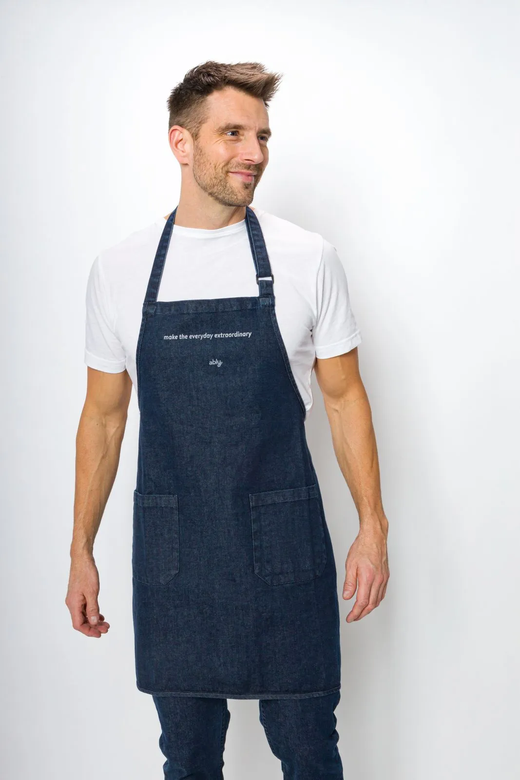 Gordon | Denim Apron sold by Ably Apparel