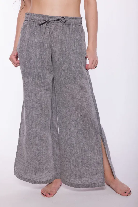 Po'Ipu | Women's Stainproof Linen Lyocell Blend Pants sold by Ably Apparel