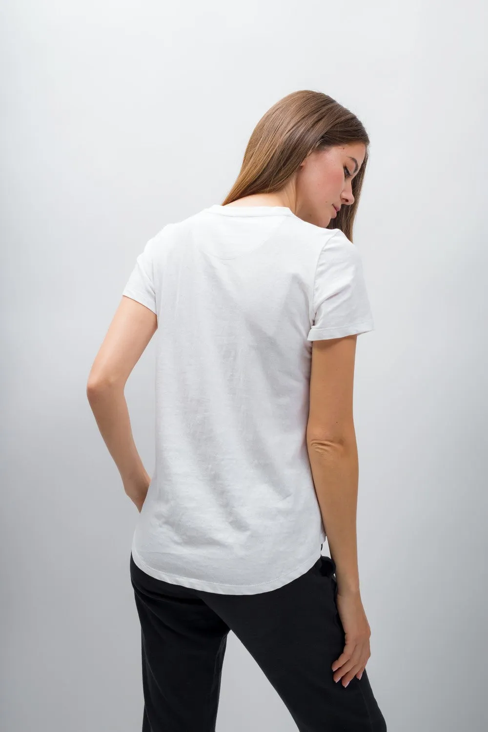 Natalie | Women's Anti-Stain Linen Cotton Blend Henley Top sold by Ably Apparel product image thumbnail 3