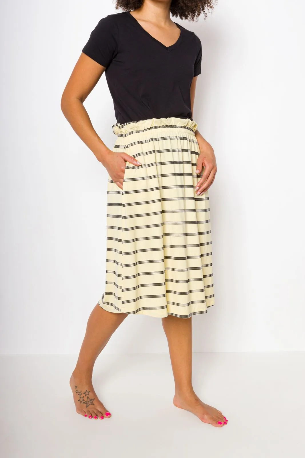 Puka | Women's Elastic Waistband Skirt sold by Ably Apparel product image thumbnail 2