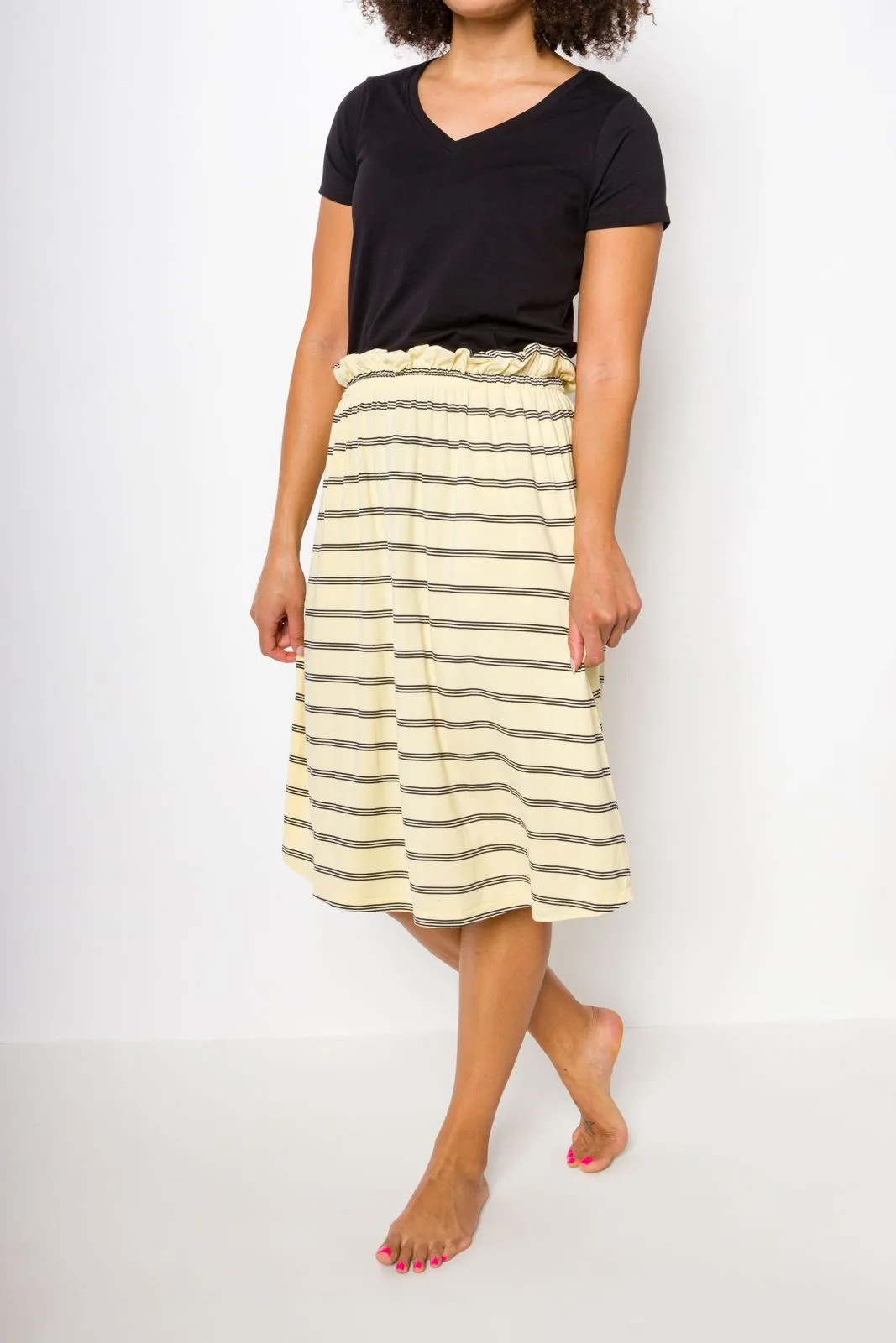 Puka | Women's Elastic Waistband Skirt sold by Ably Apparel