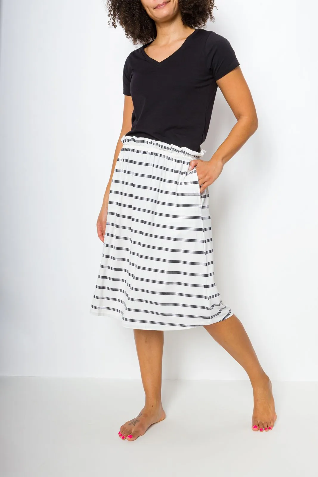 Puka | Women's Elastic Waistband Skirt sold by Ably Apparel product image thumbnail 5