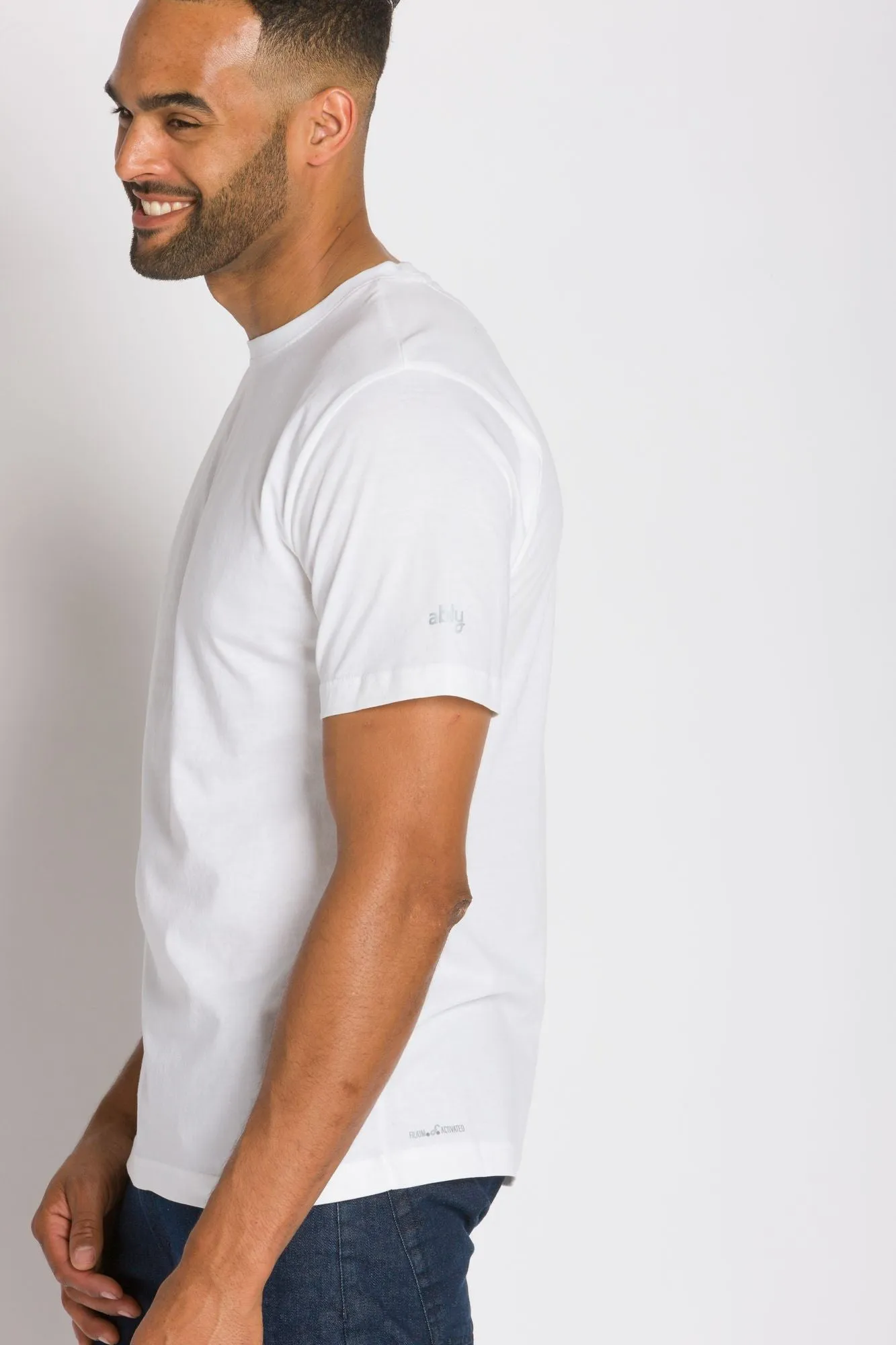 Tourist | Men's Anti-Stain Pocket-less Tee sold by Ably Apparel product image thumbnail 2