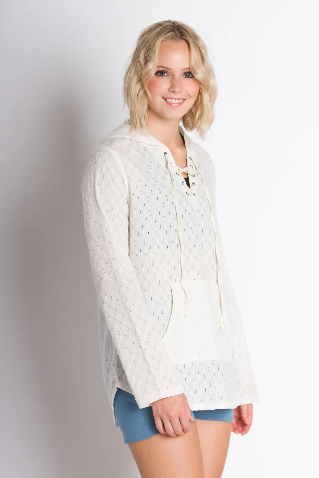 Pearl | Women's Hooded Swimsuit Cover Up sold by Ably Apparel product image thumbnail 3