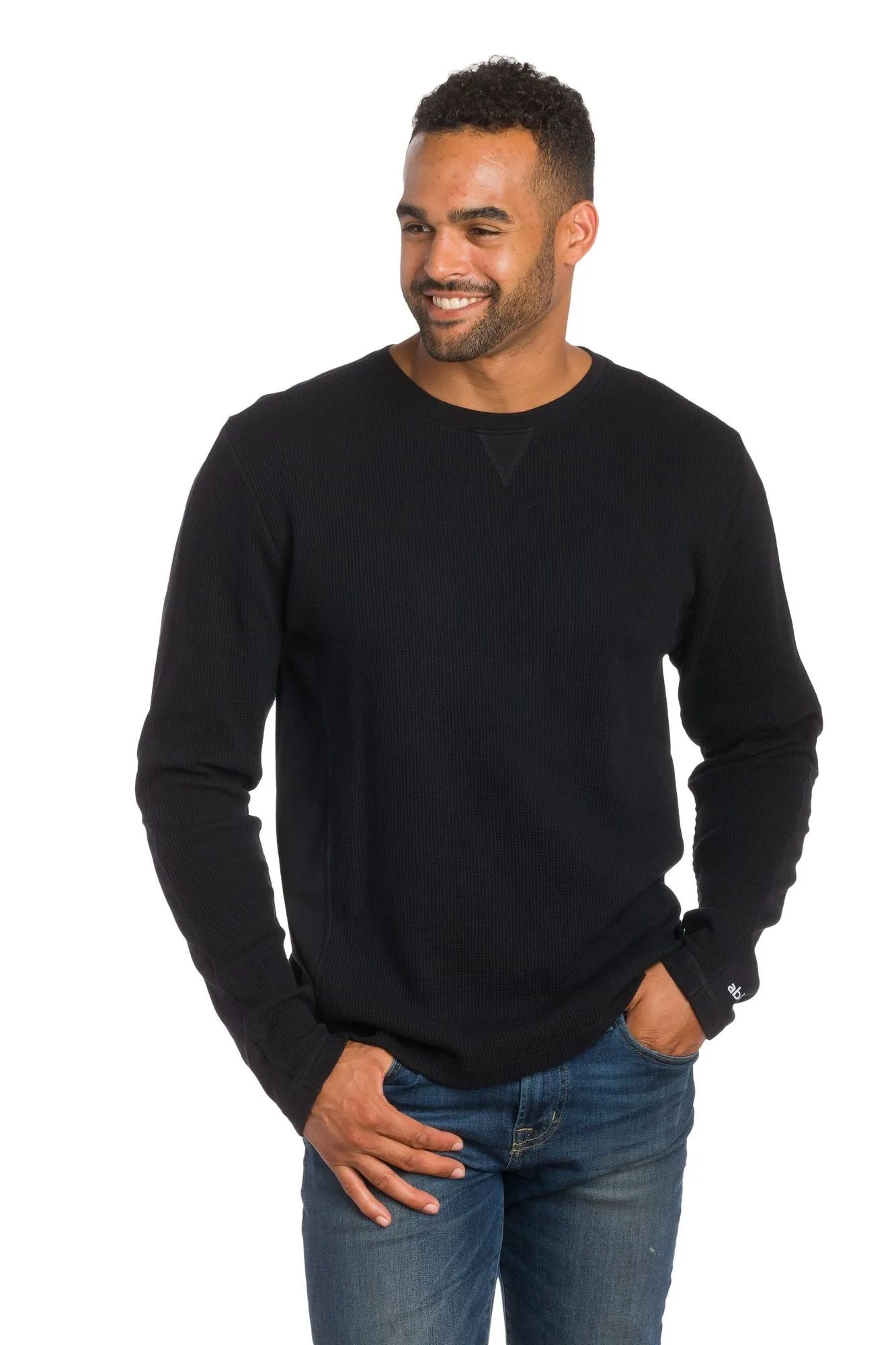 Luxor | Men's Thermal Pullover Crew Neck Shirt sold by Ably Apparel