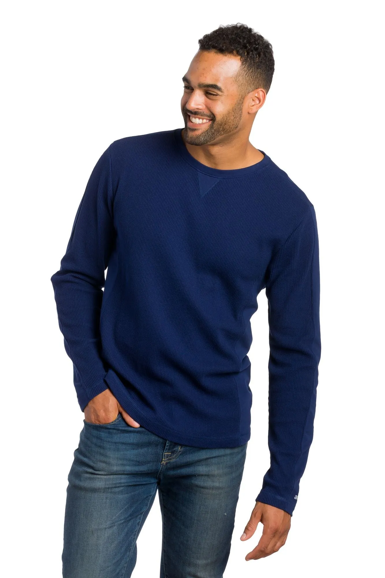 Luxor | Men's Thermal Pullover Crew Neck Shirt sold by Ably Apparel product image thumbnail 5