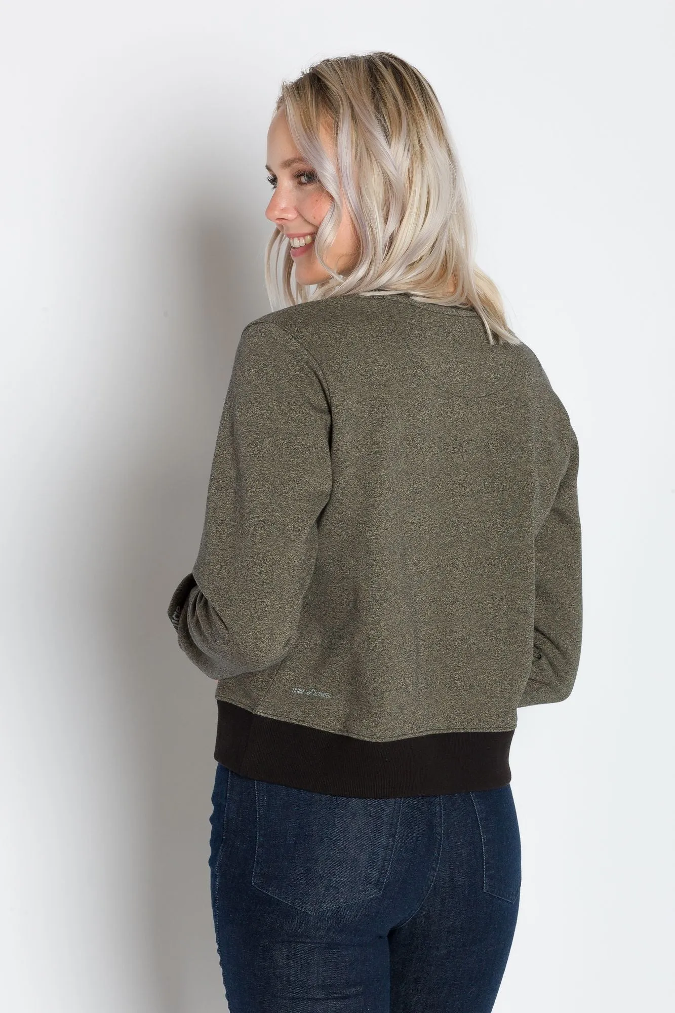 Fae | Women's Fleece Crop Top Sweatshirt sold by Ably Apparel product image thumbnail 3