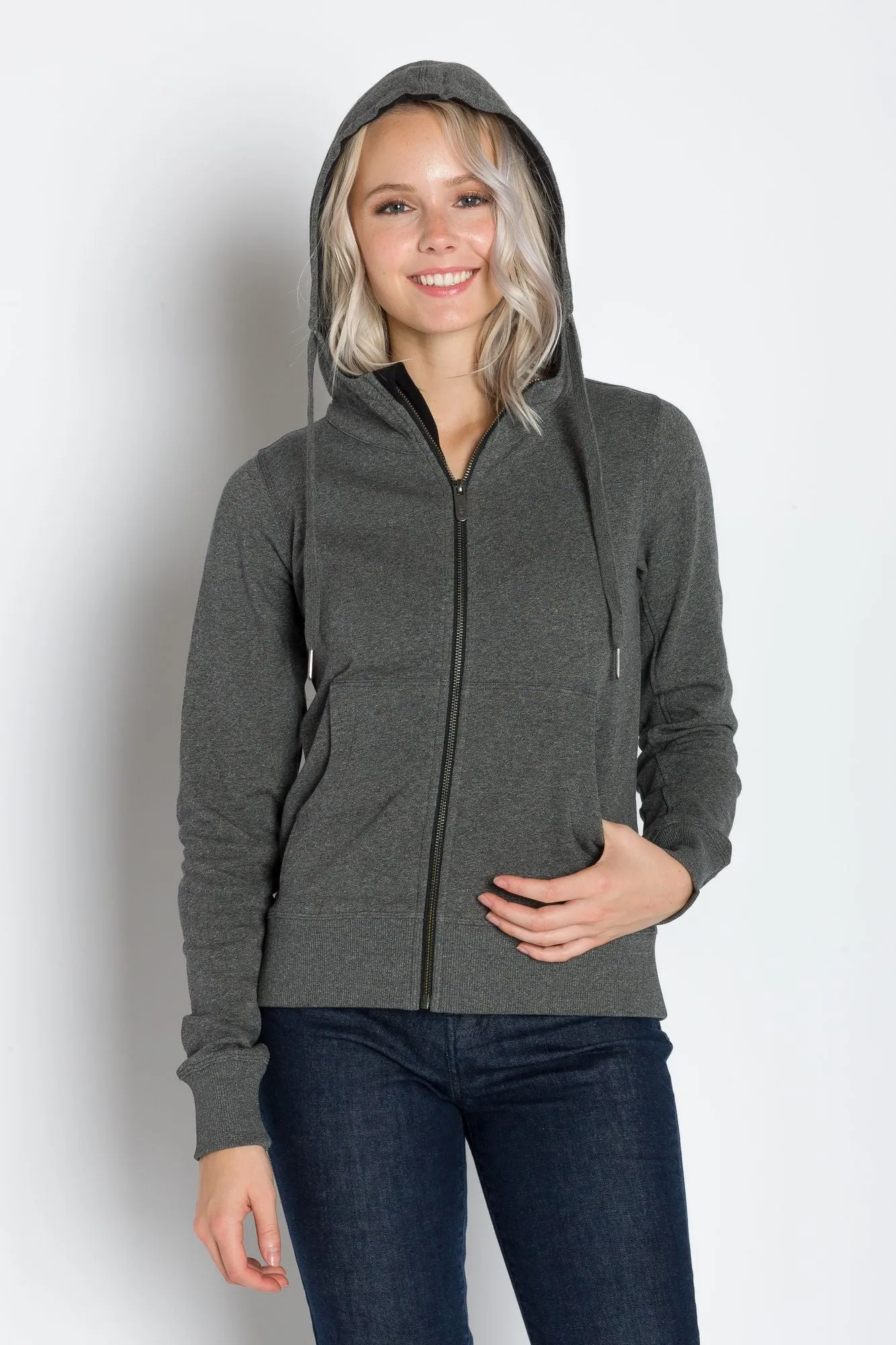 Apphia | Women's Full Zip Hooded Jacket sold by Ably Apparel