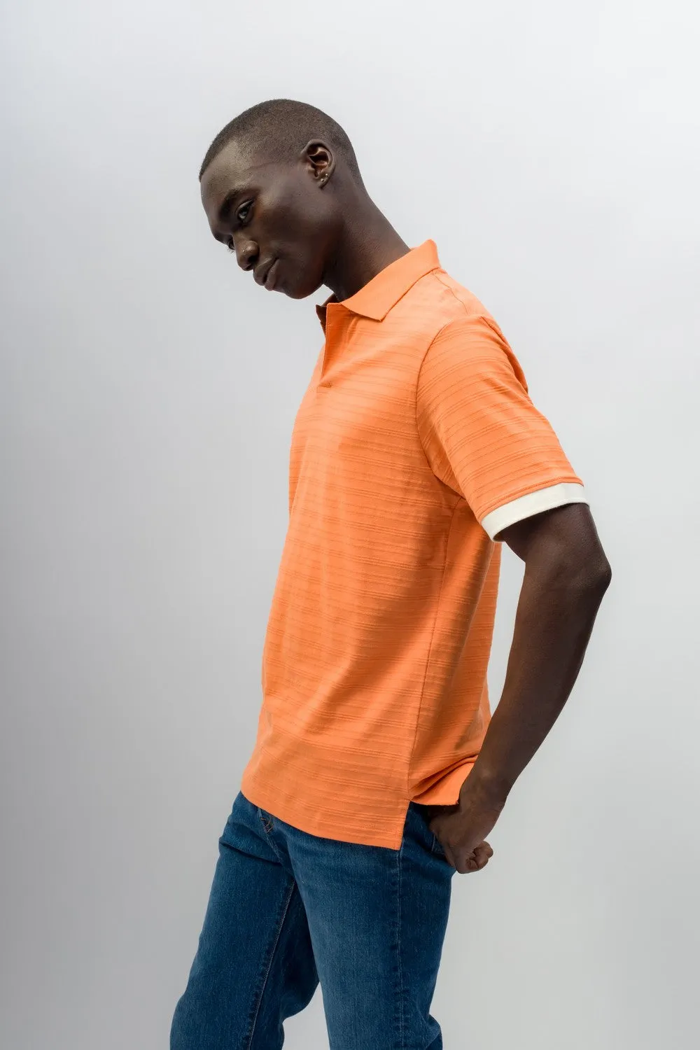 Adam | Men's Novelty Knit Polo sold by Ably Apparel product image thumbnail 2