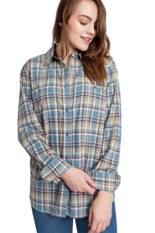 Angelina | Women's Flannel Shirt sold by Ably Apparel