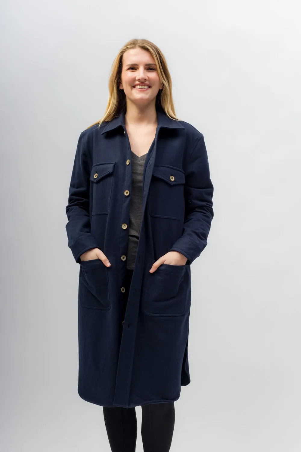 Gianna | Women's Heavy Weight Long Coat sold by Ably Apparel