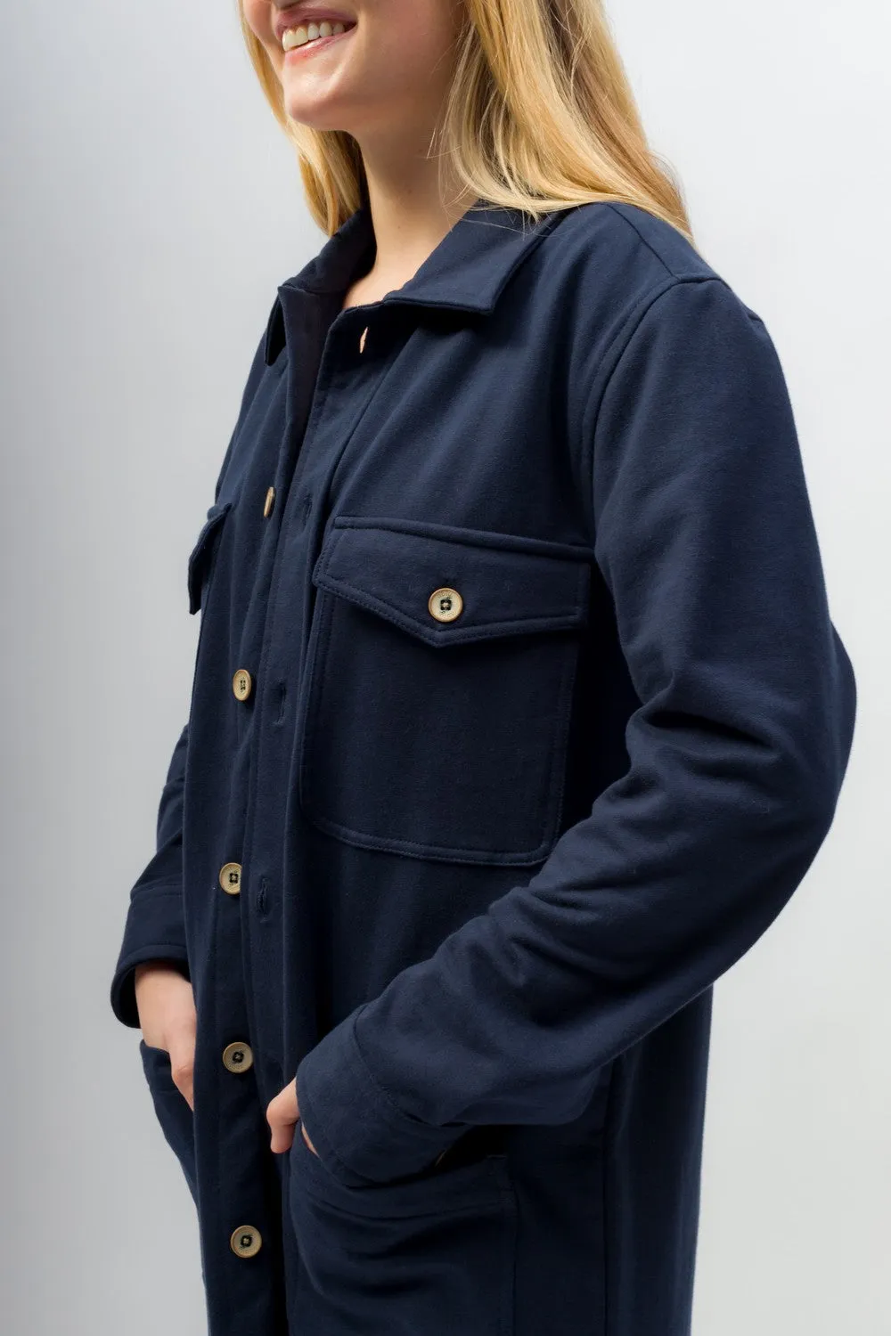 Gianna | Women's Heavy Weight Long Coat sold by Ably Apparel product image thumbnail 2