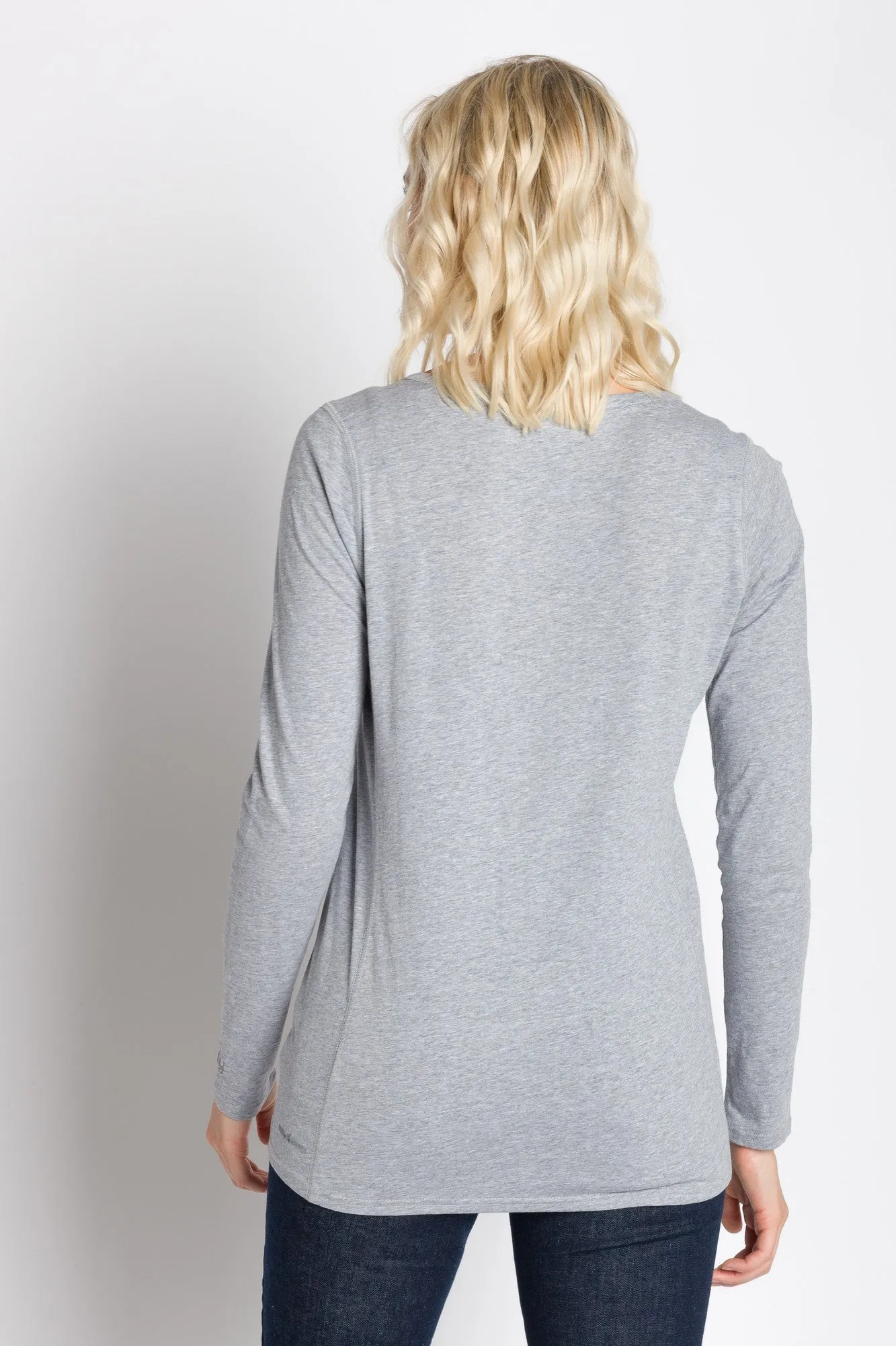 Virginia | Women's Crew Neck Henley sold by Ably Apparel product image thumbnail 3
