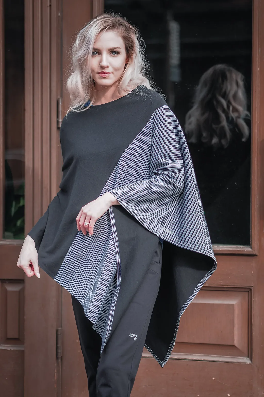 The Women's Wanderer Poncho sold by Ably Apparel product image thumbnail 5