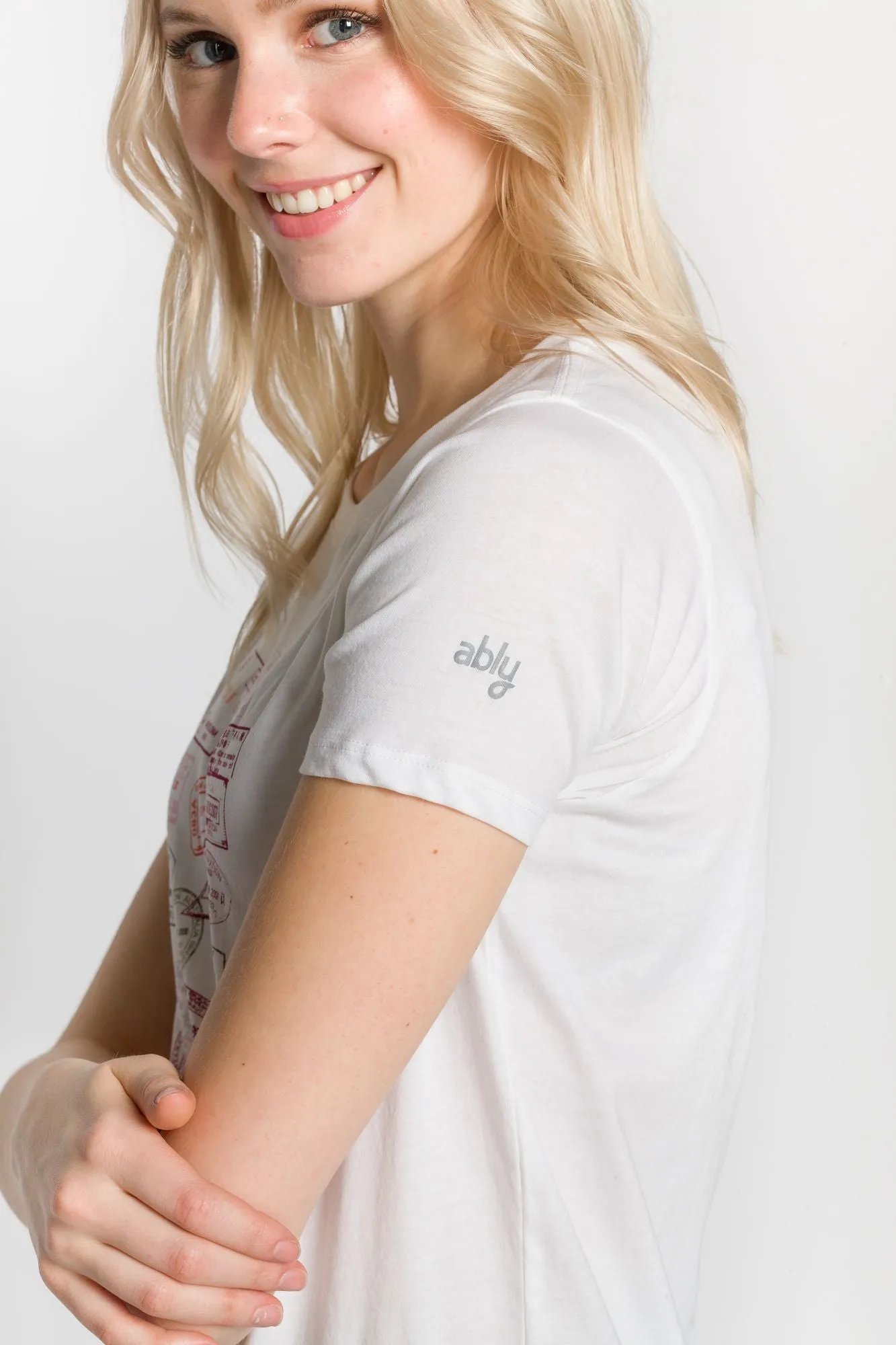 Passport | Women's Printed T-Shirt sold by Ably Apparel product image thumbnail 2
