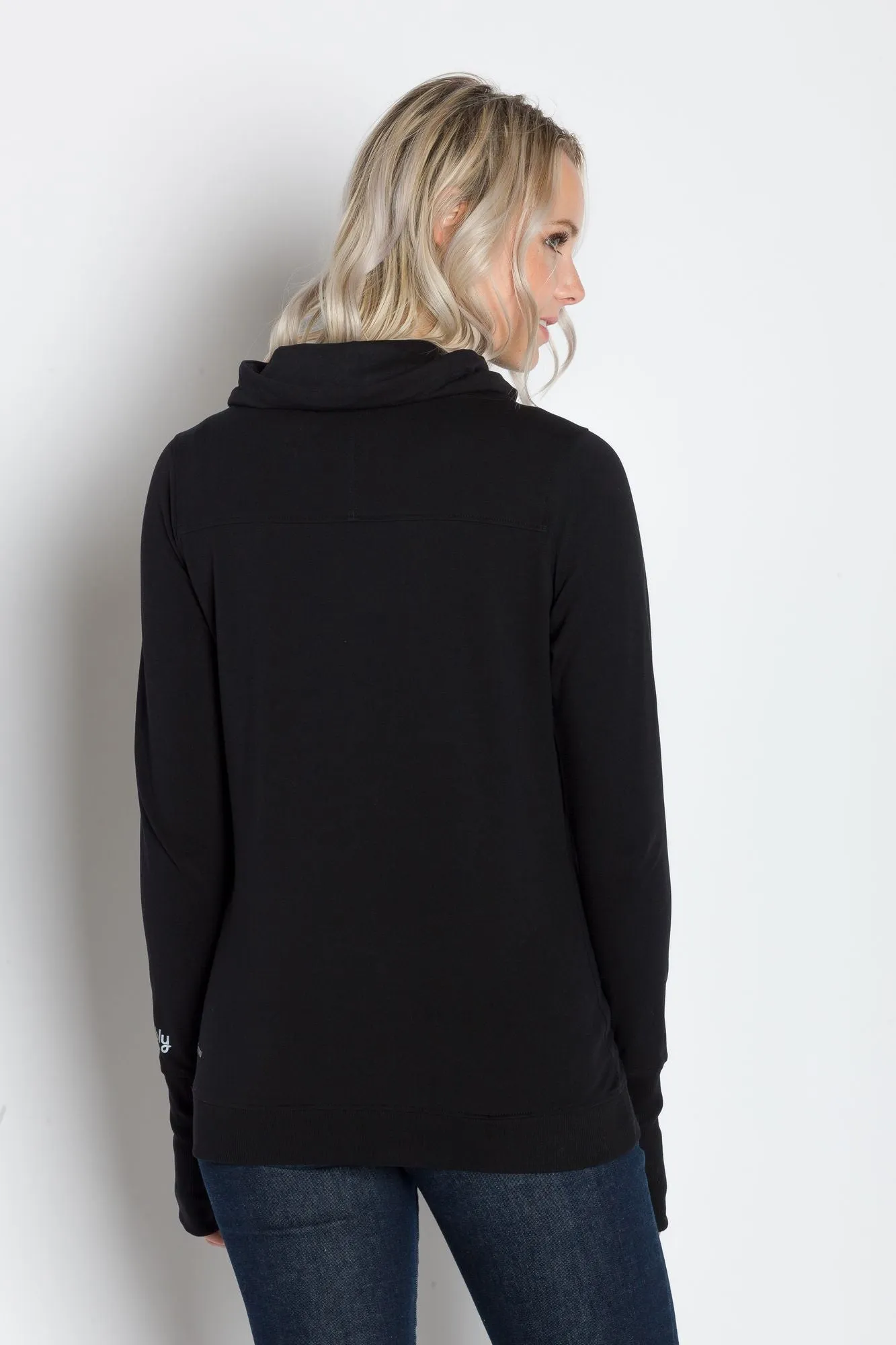 Luna | Women's Cowl-neck Pullover sold by Ably Apparel product image thumbnail 3