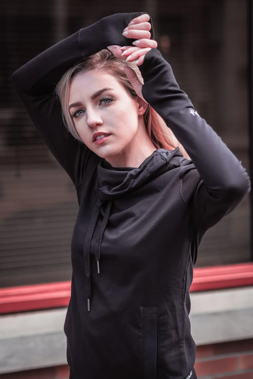 Luna | Women's Cowl-neck Pullover sold by Ably Apparel product image thumbnail 4