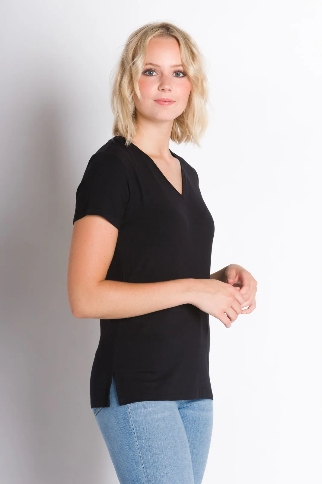 Nessa | Women's Modal Short Sleeve Top sold by Ably Apparel product image thumbnail 5