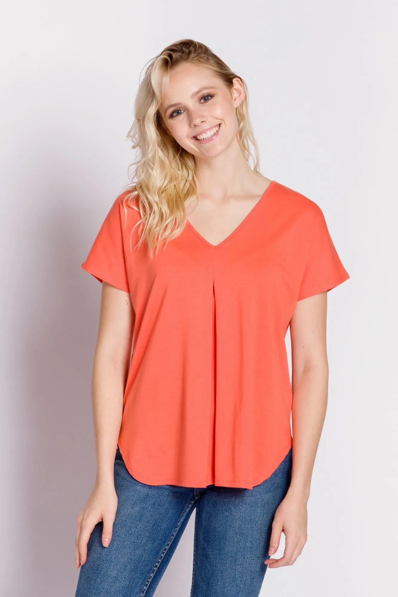 Amy | Women's Knit Short Sleeve Top sold by Ably Apparel