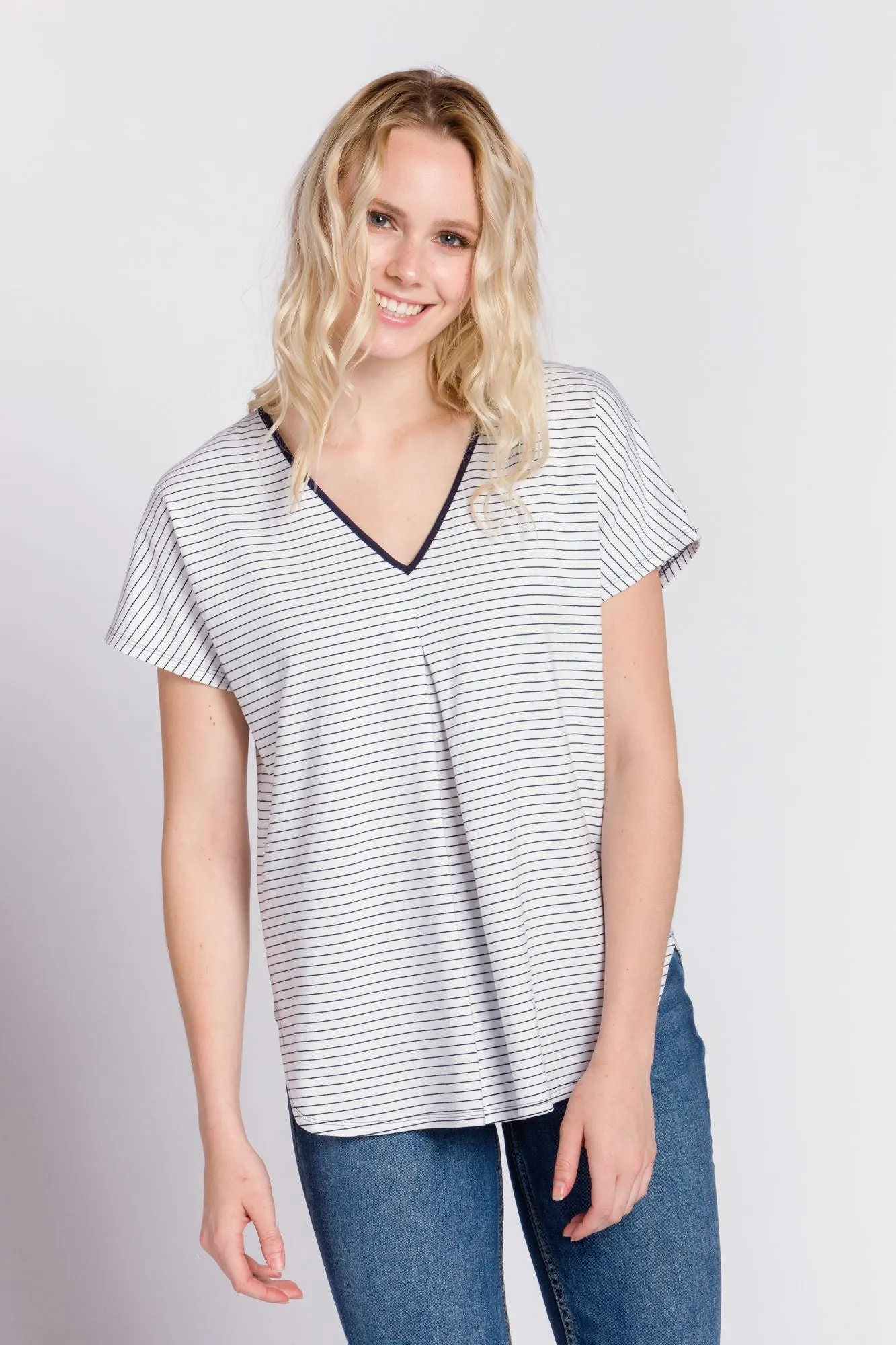 Amy | Women's Knit Short Sleeve Top sold by Ably Apparel product image thumbnail 4