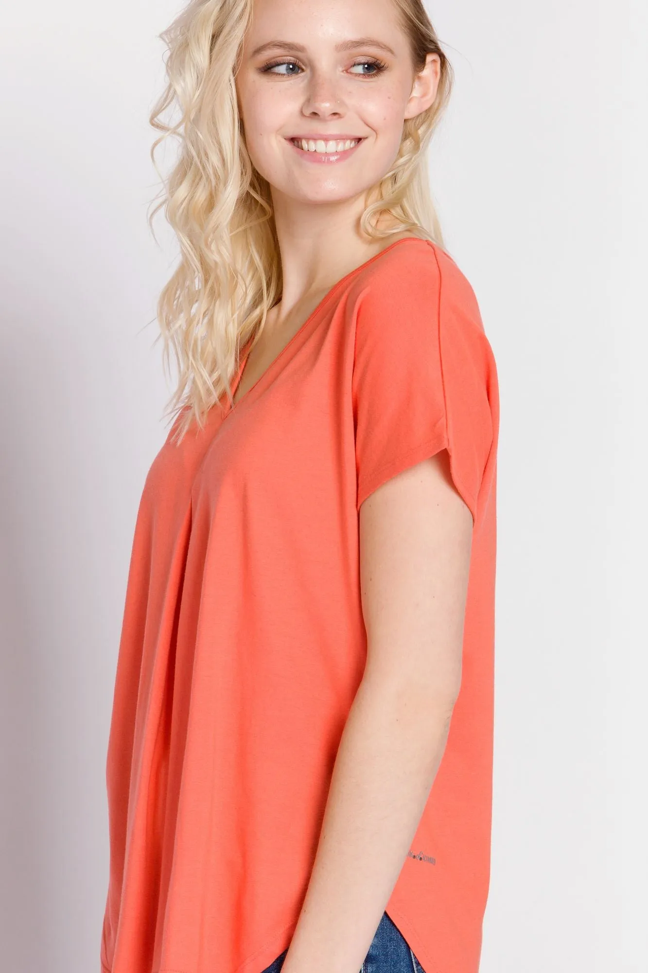 Amy | Women's Knit Short Sleeve Top sold by Ably Apparel product image thumbnail 2