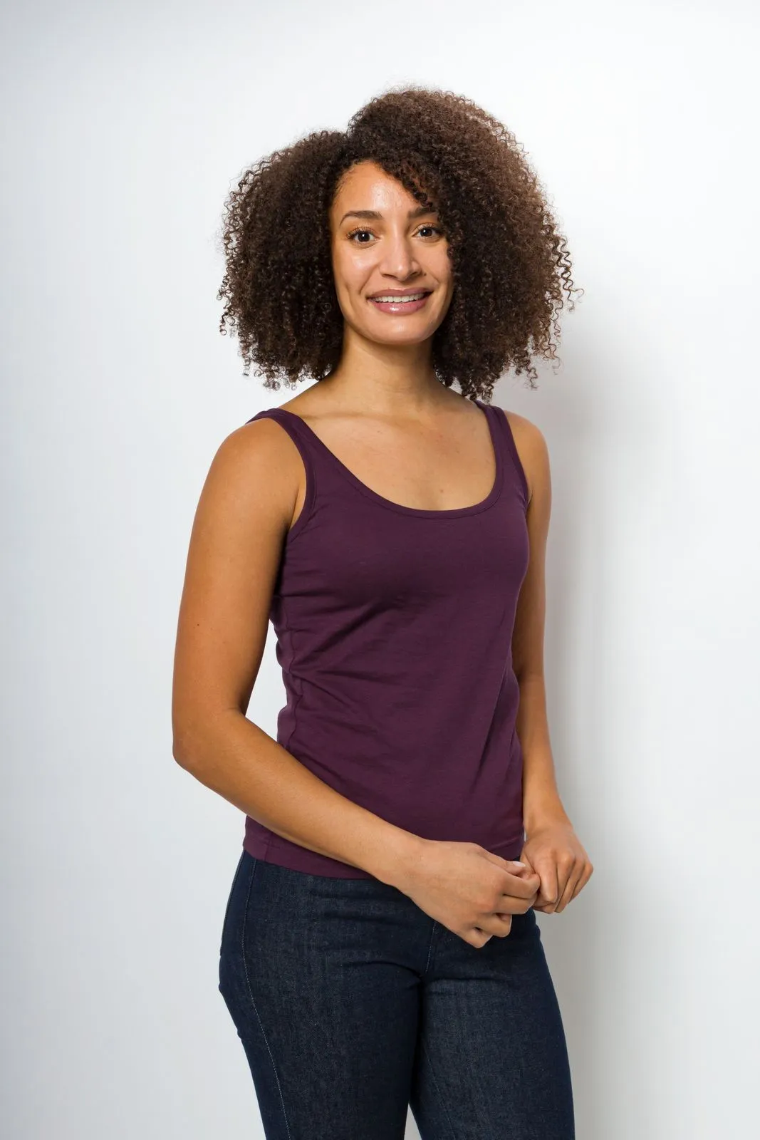 Violet Unbranded | Women's Logo-less Tank Top sold by Ably Apparel product image thumbnail 5