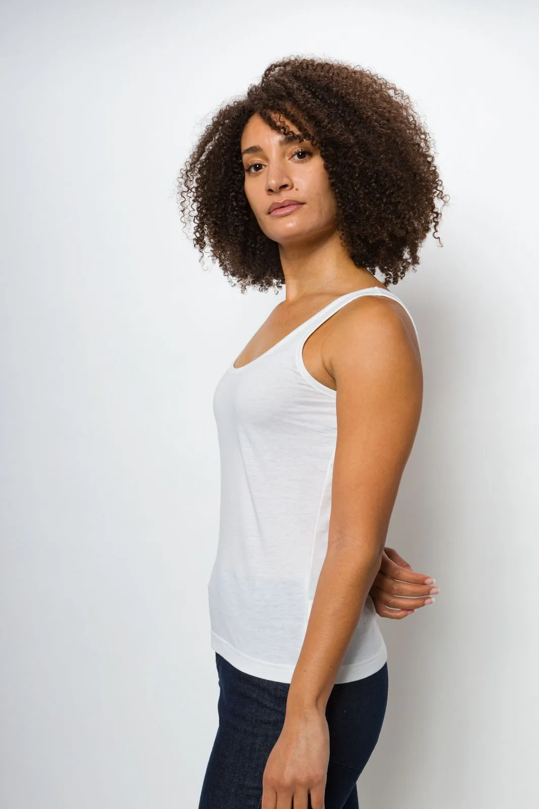 Violet Unbranded | Women's Logo-less Tank Top sold by Ably Apparel product image thumbnail 3