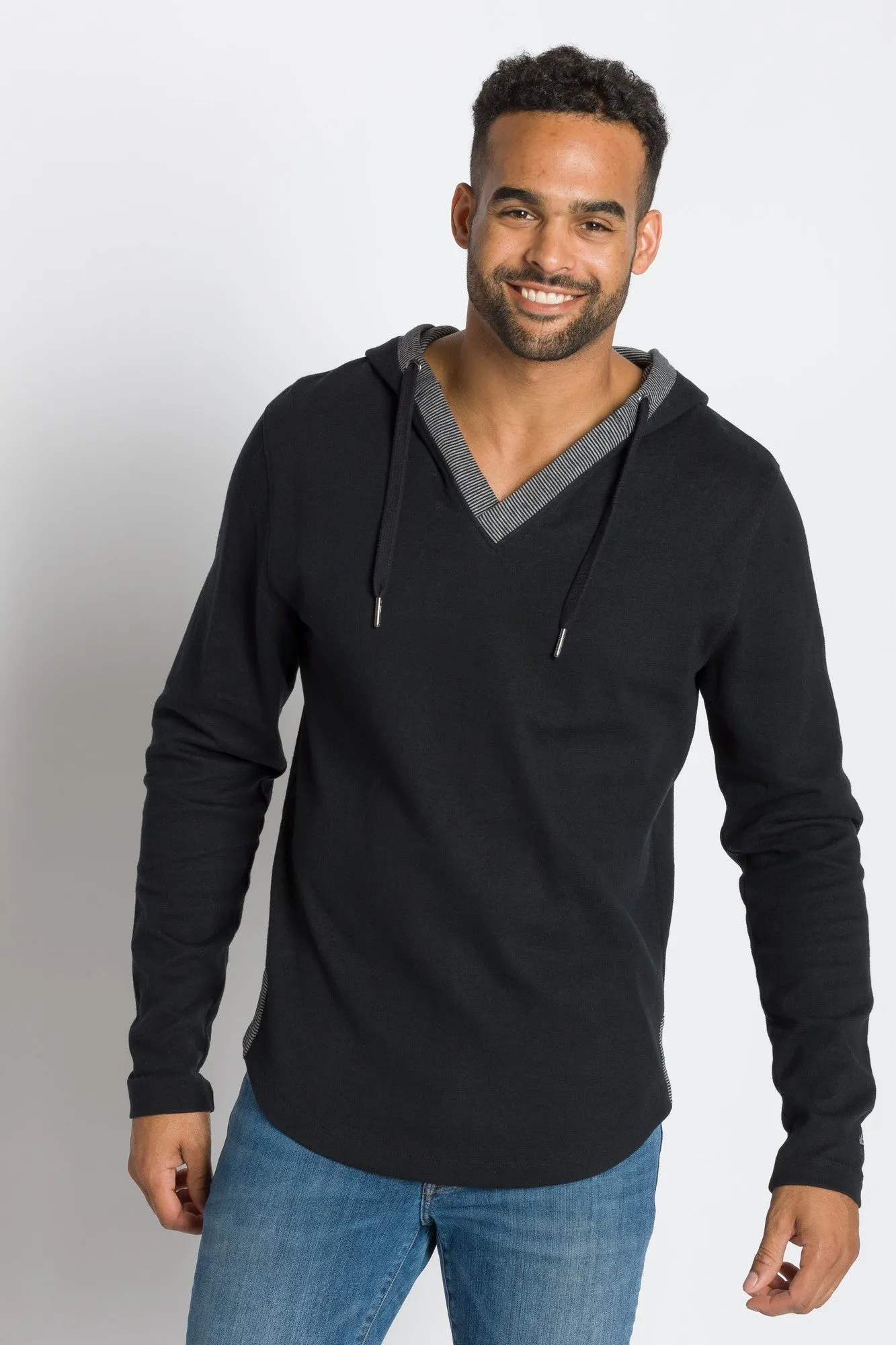 Rain-ier | Men's Plated Knit Hooded Top sold by Ably Apparel