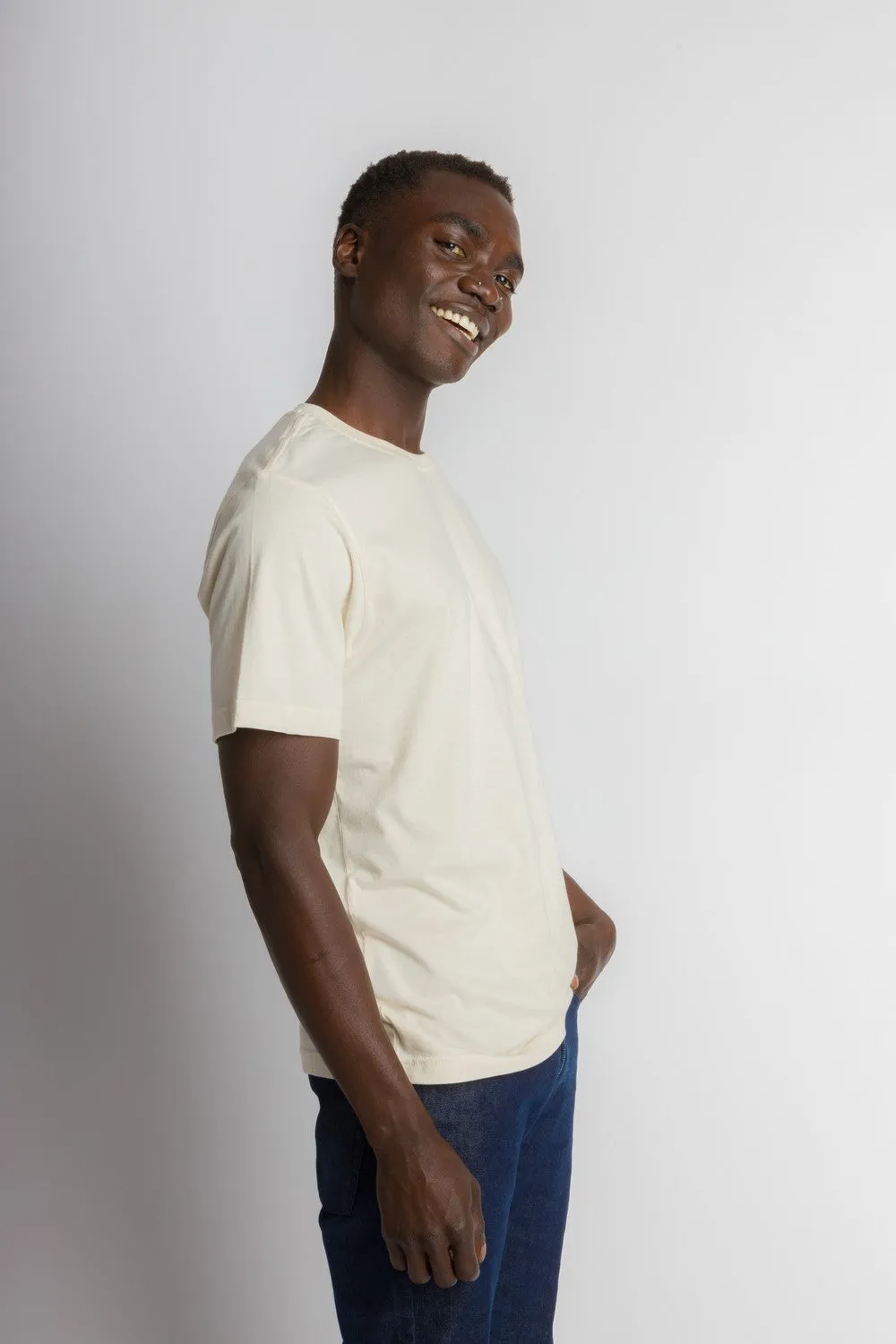 Tourist Unbranded | Men's Anti-Stain Logo-less Pocket-less Tee sold by Ably Apparel product image thumbnail 2