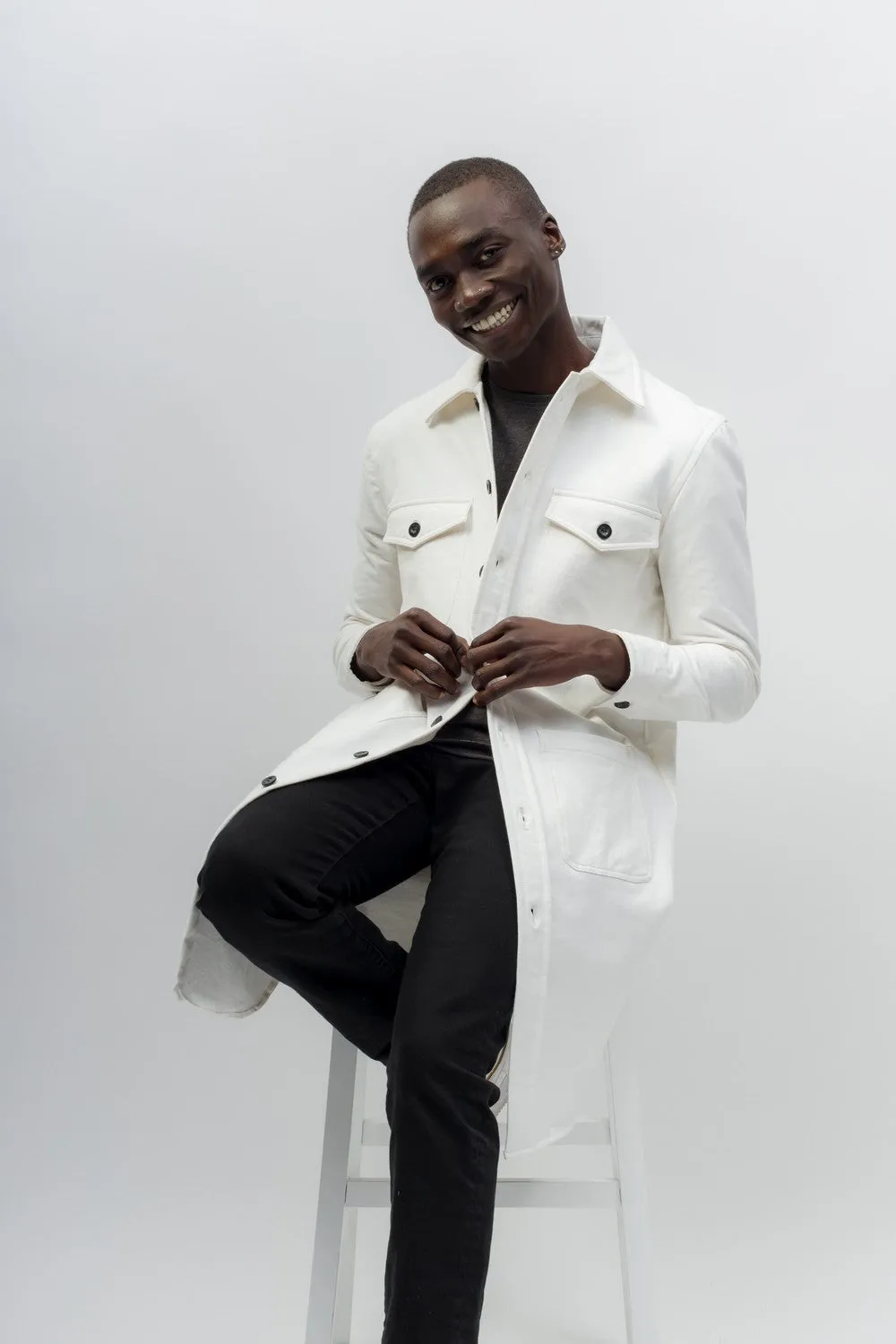 Gianna | Men's Heavyweight Long Coat sold by Ably Apparel product image thumbnail 2