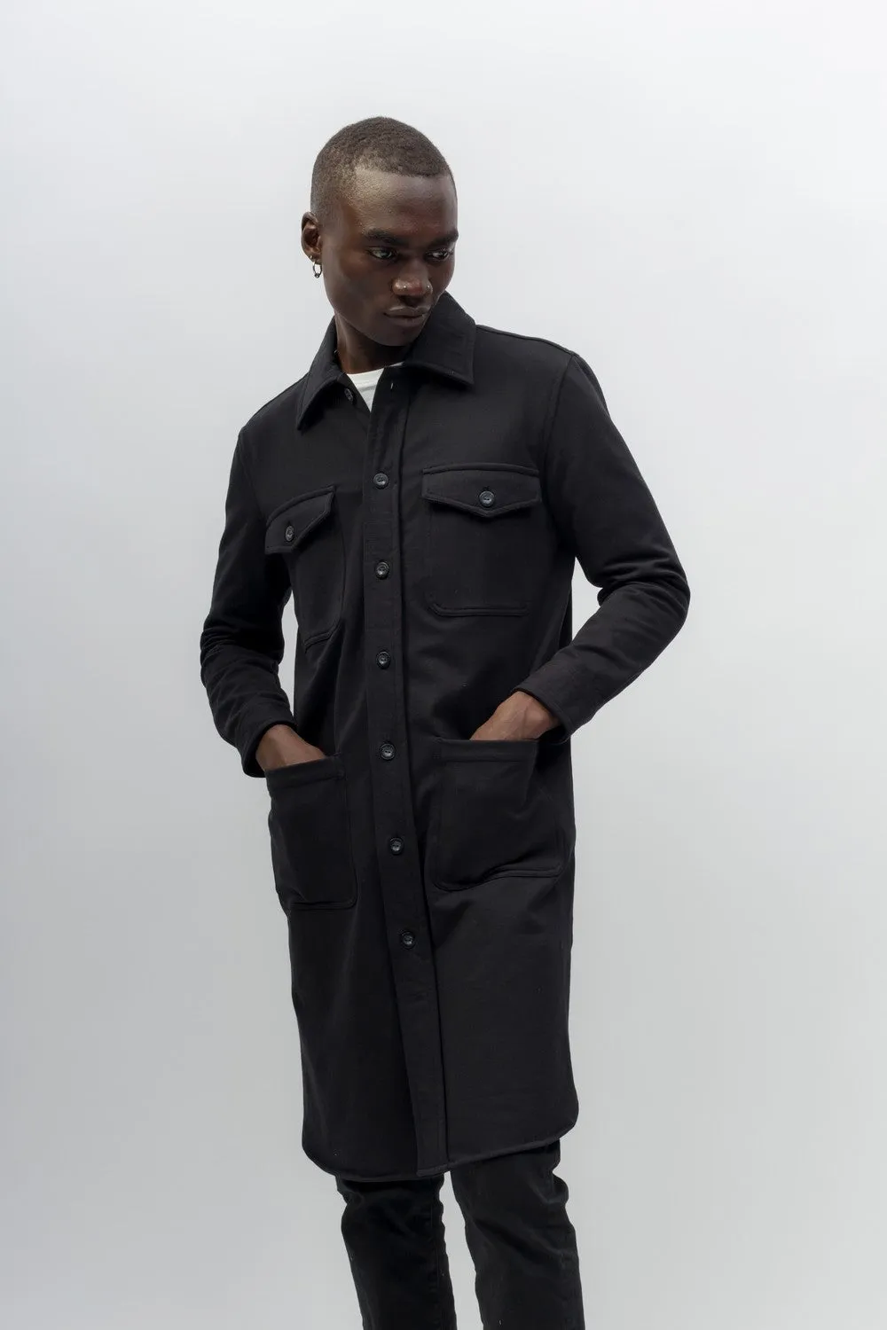 Gianna | Men's Heavyweight Long Coat sold by Ably Apparel product image thumbnail 5