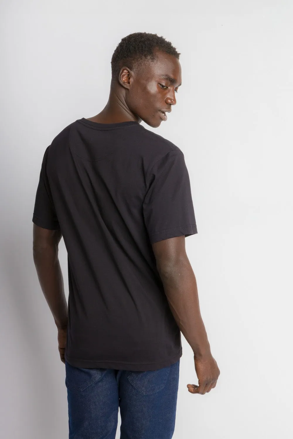 Jamison Unbranded | Men's Anti-Stain Logo-less V-neck Tee sold by Ably Apparel product image thumbnail 3