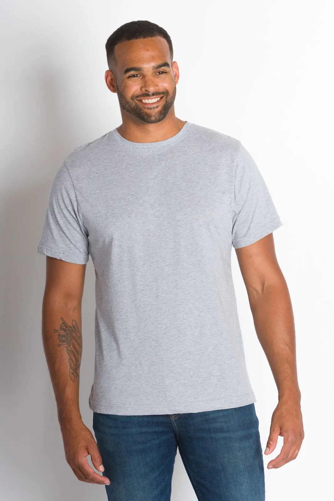 Sport | Men's Crew Neck T-Shirt With Reflective Stripe sold by Ably Apparel