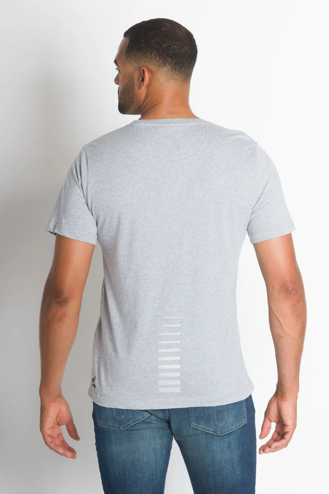 Sport | Men's Crew Neck T-Shirt With Reflective Stripe sold by Ably Apparel product image thumbnail 3