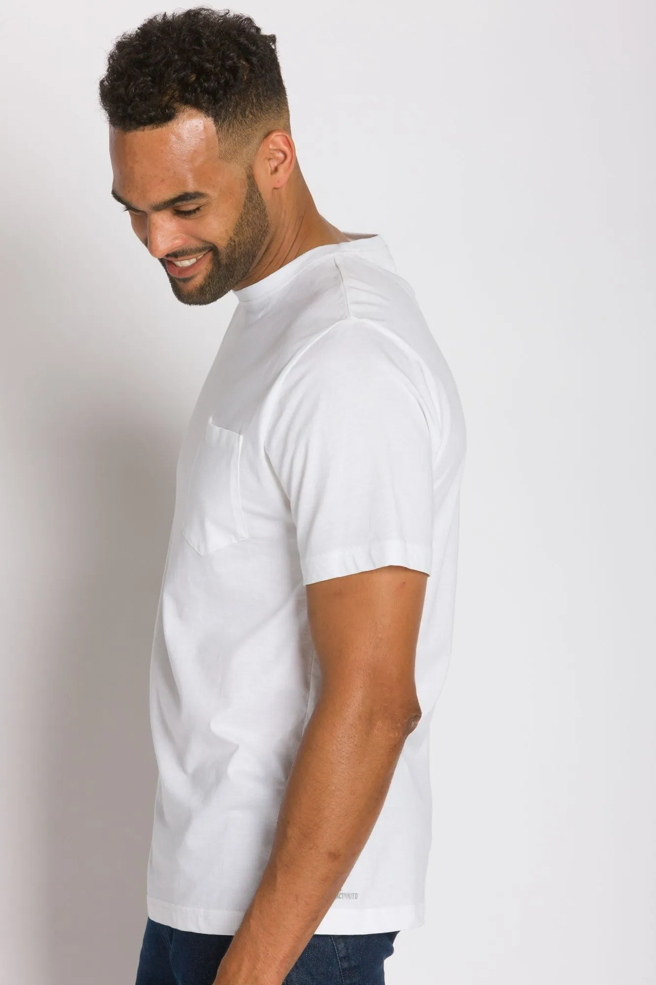Bradley | Men's Anti-Stain Crew Neck Pocket Tee sold by Ably Apparel product image thumbnail 2