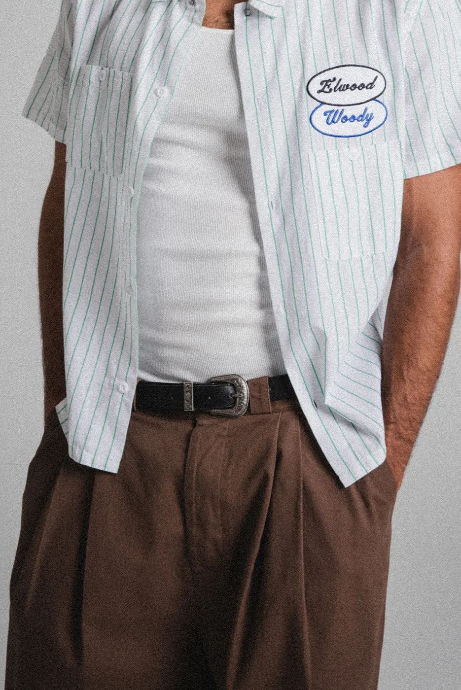 BIG PLEATS CHINO PANT sold by Elwood Clothing product image thumbnail 4